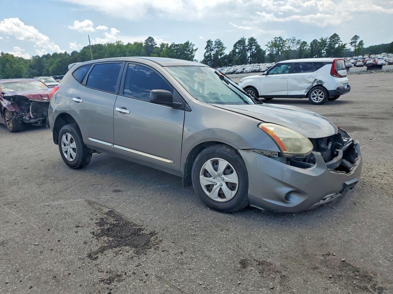 2012 Nissan Rogue S Gray vin: JN8AS5MT5CW283680