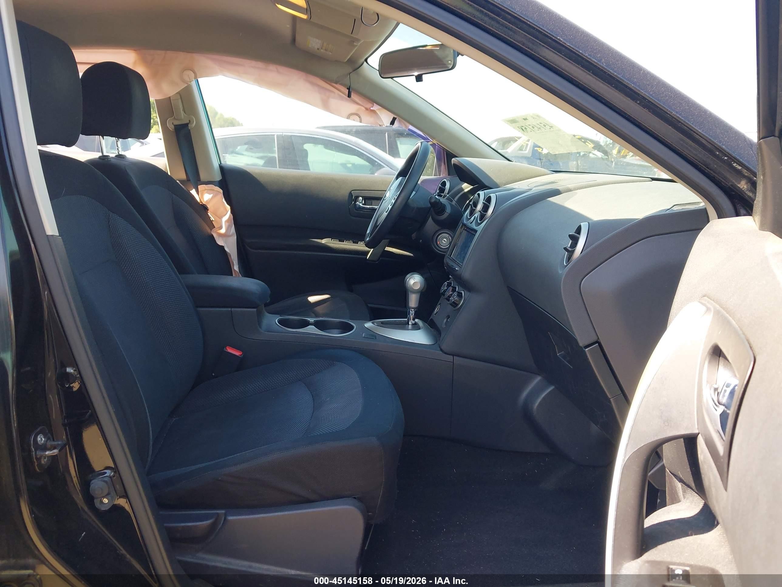 2012 Nissan Rogue S Black vin: JN8AS5MT5CW283825