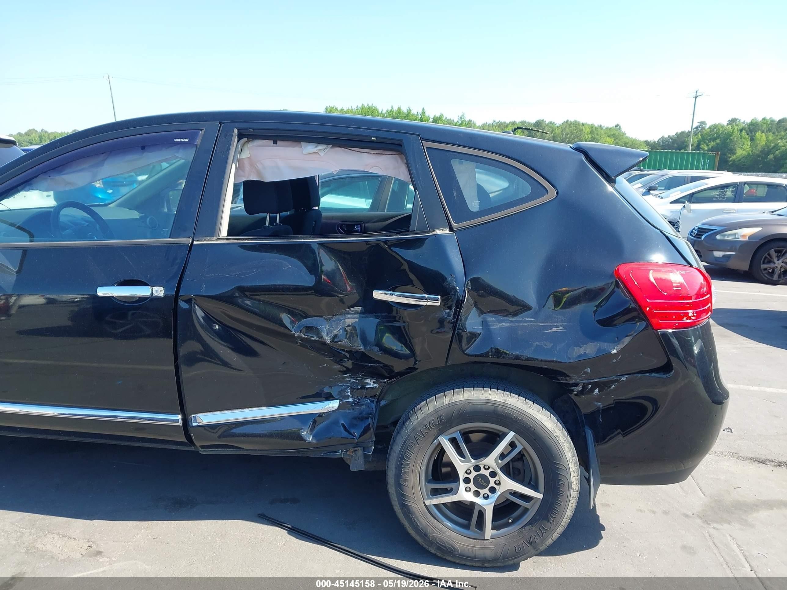 2012 Nissan Rogue S Black vin: JN8AS5MT5CW283825