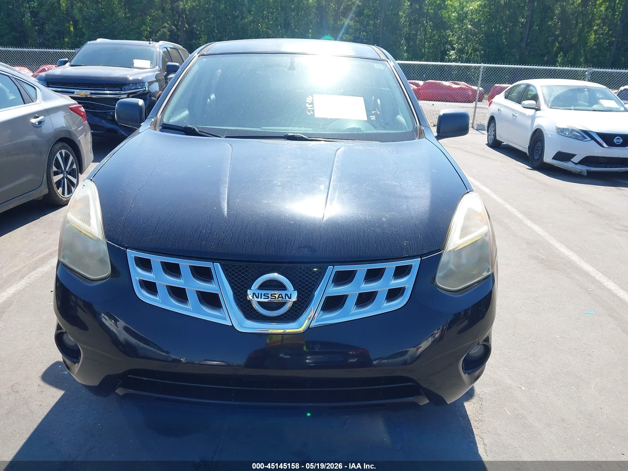 2012 Nissan Rogue S Black vin: JN8AS5MT5CW283825