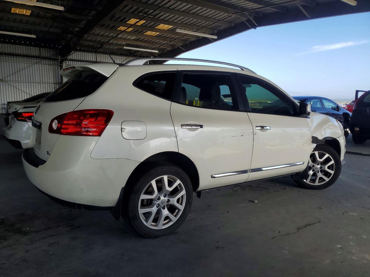 2012 Nissan Rogue S White vin: JN8AS5MT5CW290872