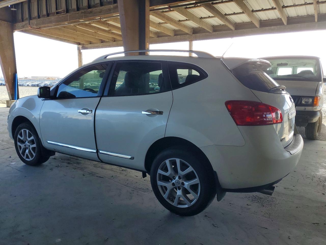 2012 Nissan Rogue S White vin: JN8AS5MT5CW290872