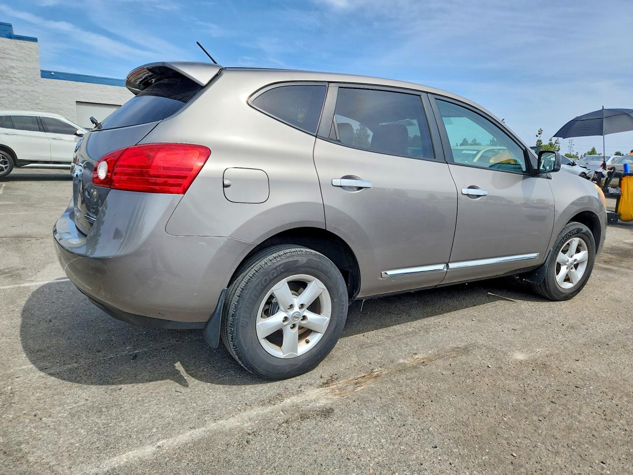 2012 Nissan Rogue S Gray vin: JN8AS5MT5CW303183