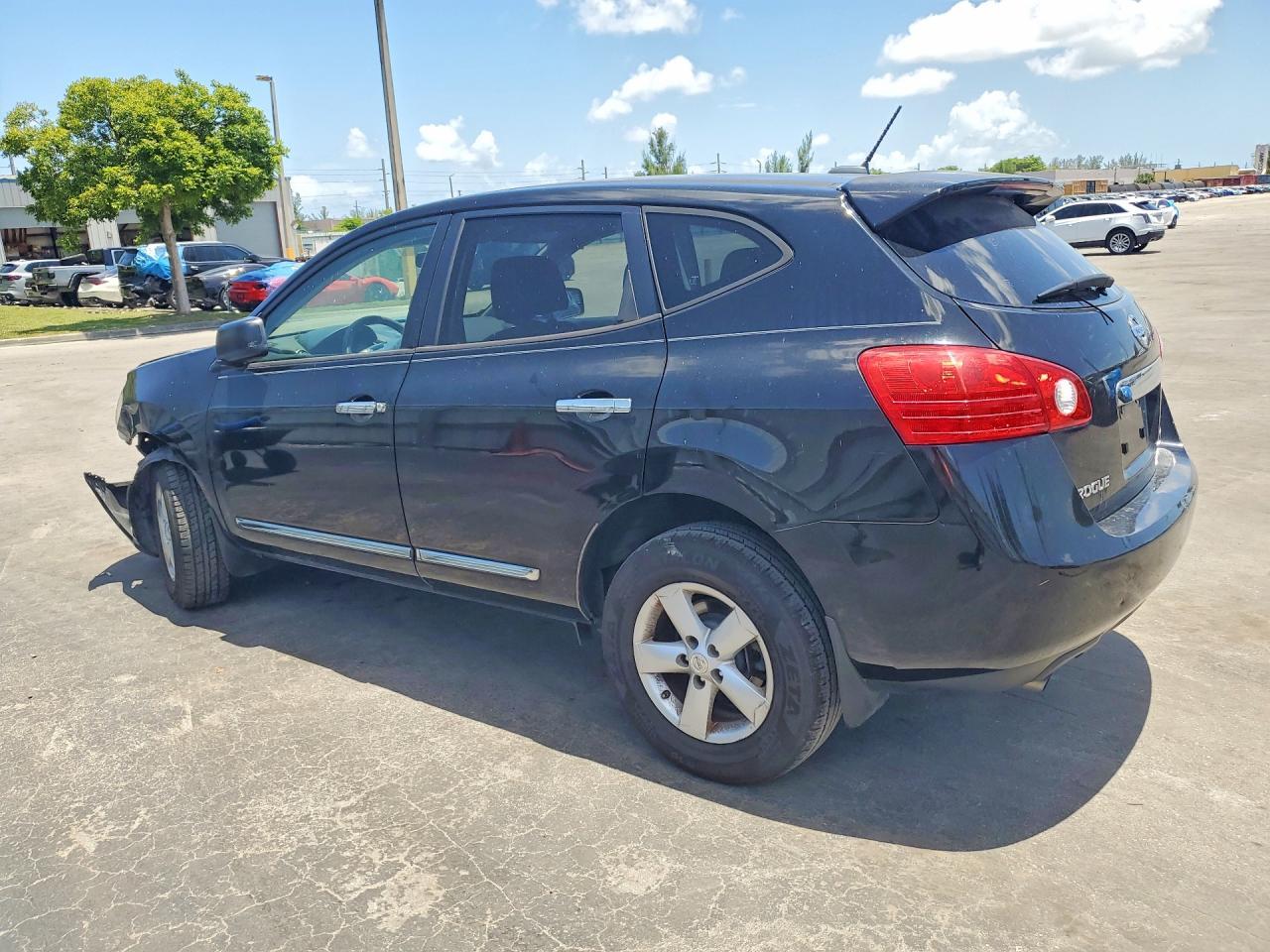 2012 Nissan Rogue S Black vin: JN8AS5MT5CW601037