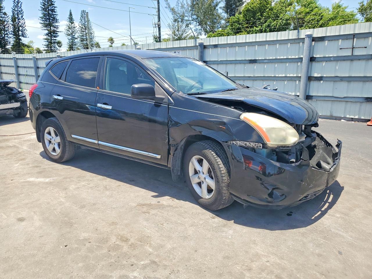 2012 Nissan Rogue S Black vin: JN8AS5MT5CW601037