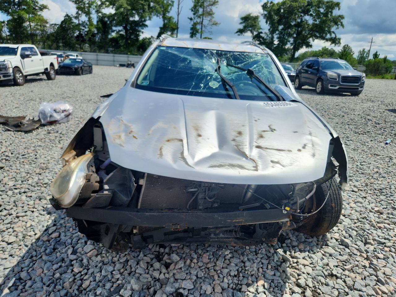 2012 Nissan Rogue S Silver vin: JN8AS5MT5CW604262
