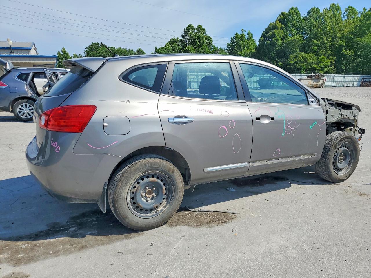 2012 Nissan Rogue S Gray vin: JN8AS5MT5CW608912