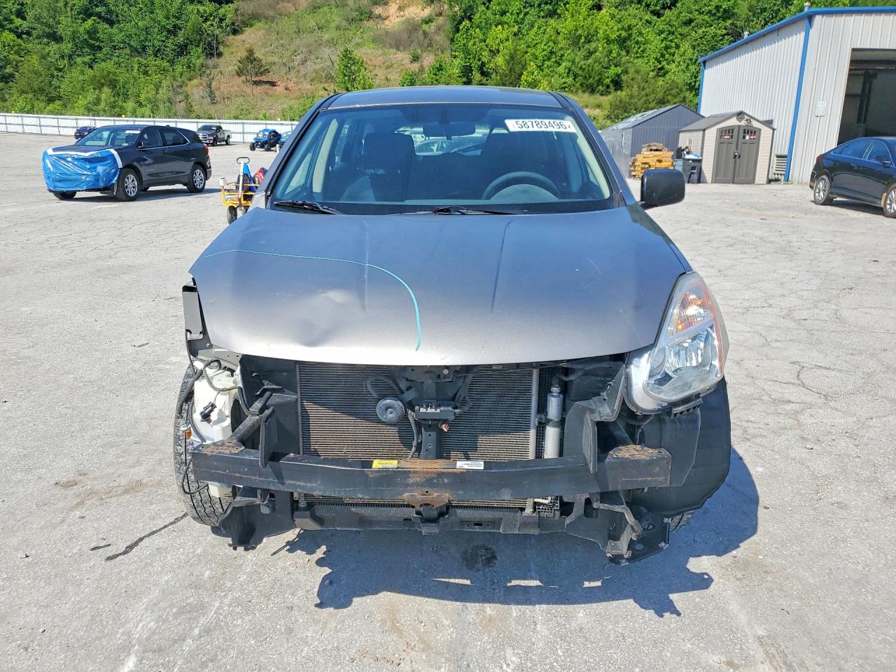 2012 Nissan Rogue S Gray vin: JN8AS5MT5CW608912