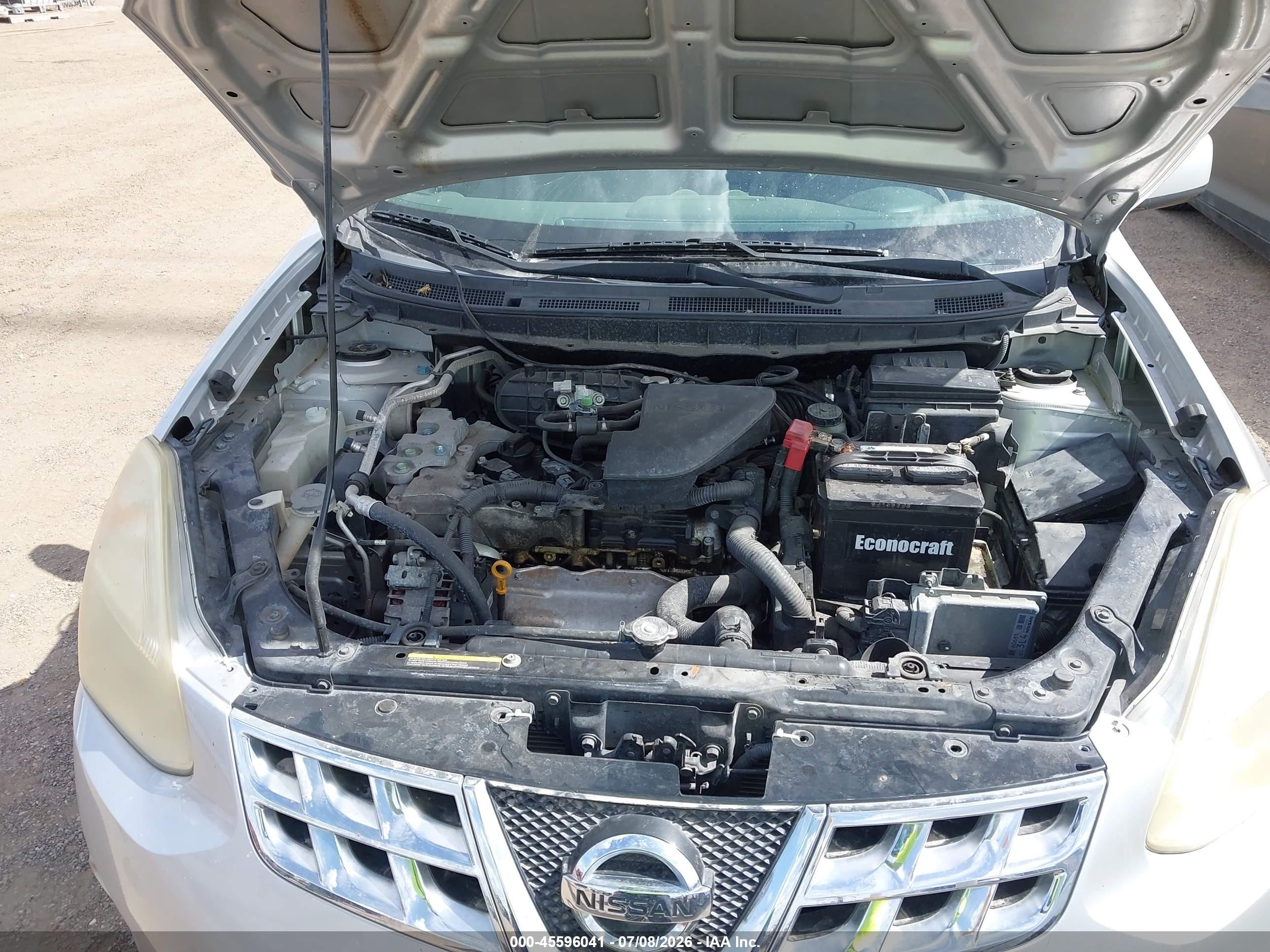 2012 Nissan Rogue Sv Silver vin: JN8AS5MT5CW613947