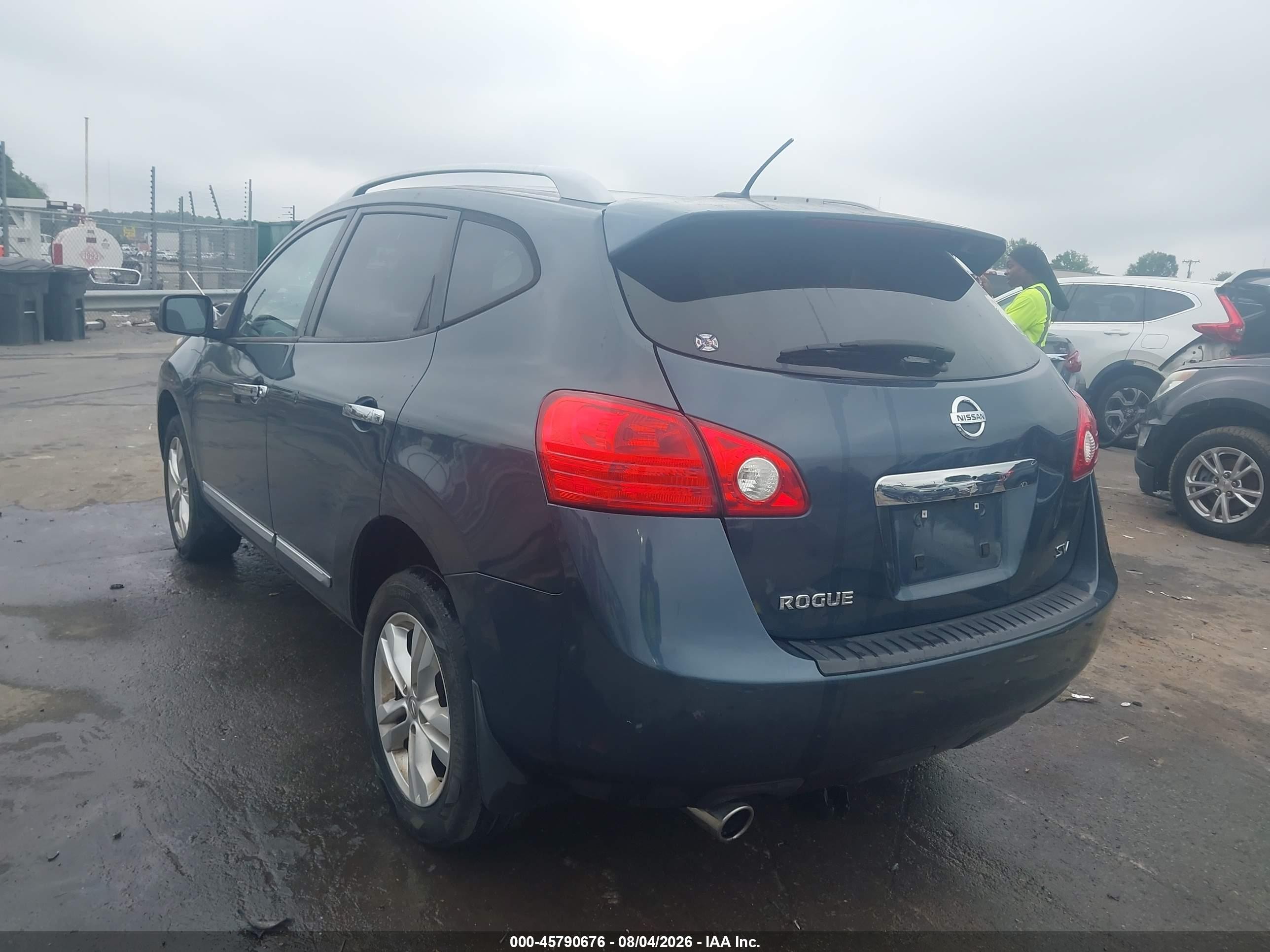 2013 Nissan Rogue Sv Blue vin: JN8AS5MT5DW015519