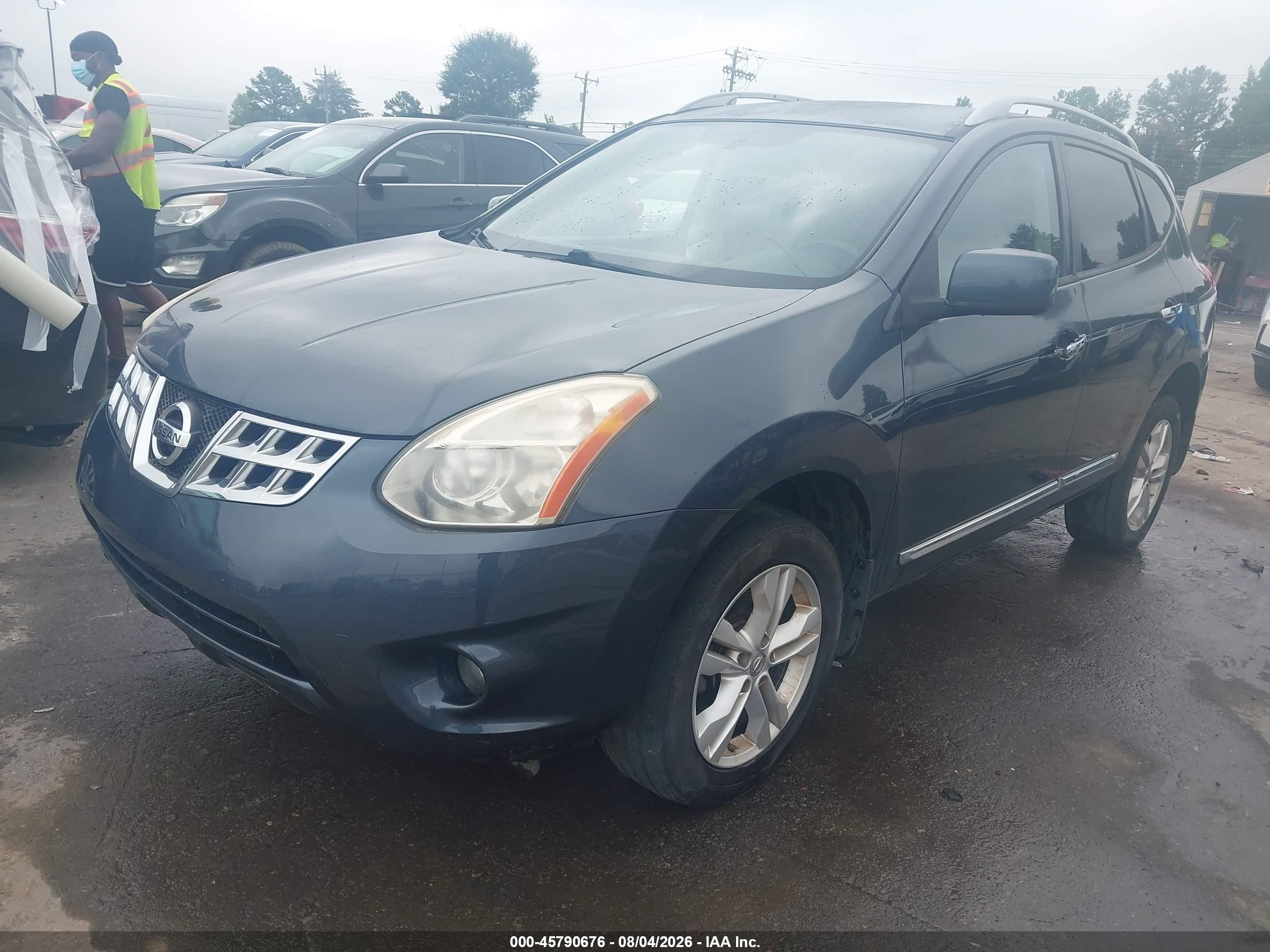 2013 Nissan Rogue Sv Blue vin: JN8AS5MT5DW015519