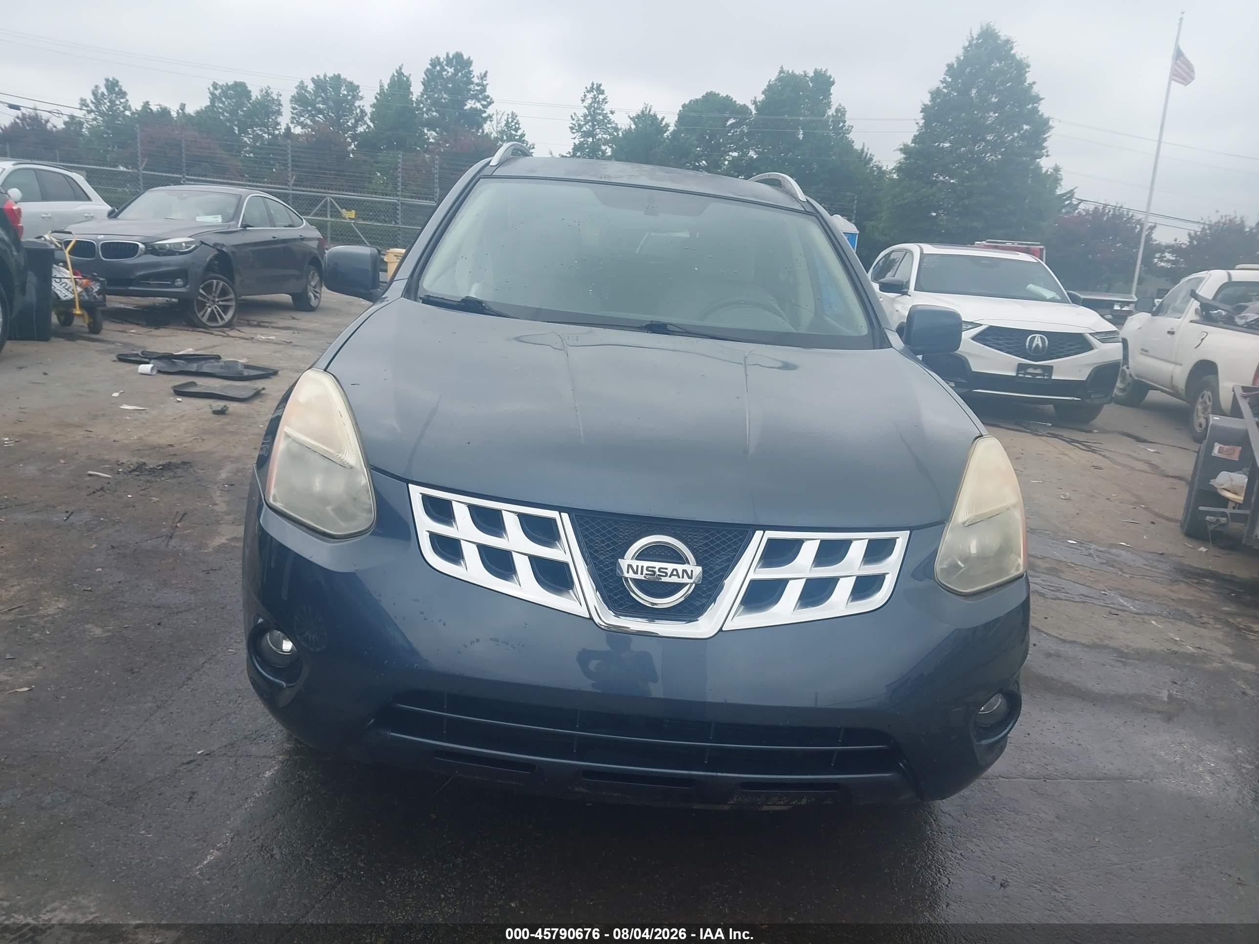 2013 Nissan Rogue Sv Blue vin: JN8AS5MT5DW015519