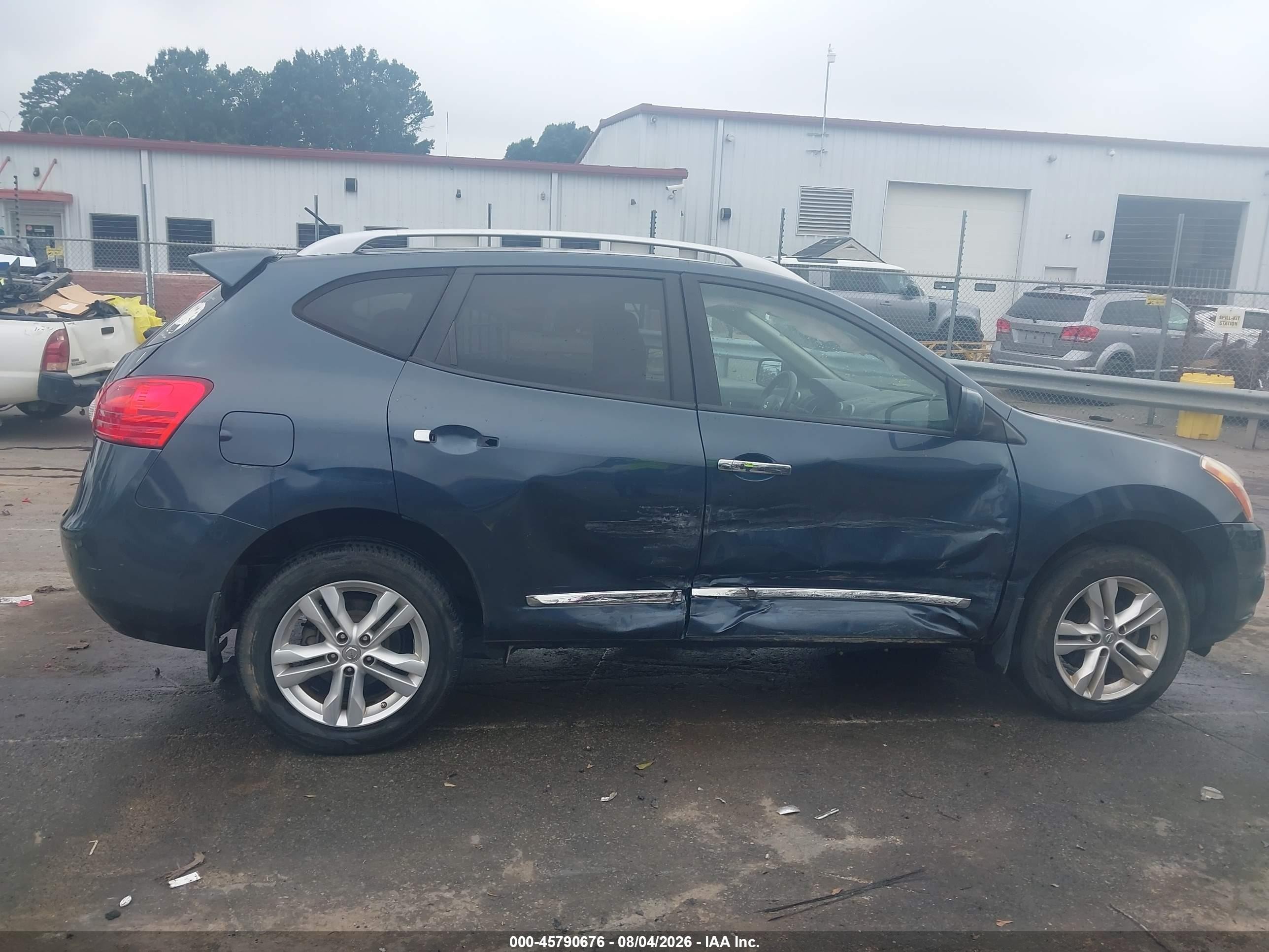2013 Nissan Rogue Sv Blue vin: JN8AS5MT5DW015519