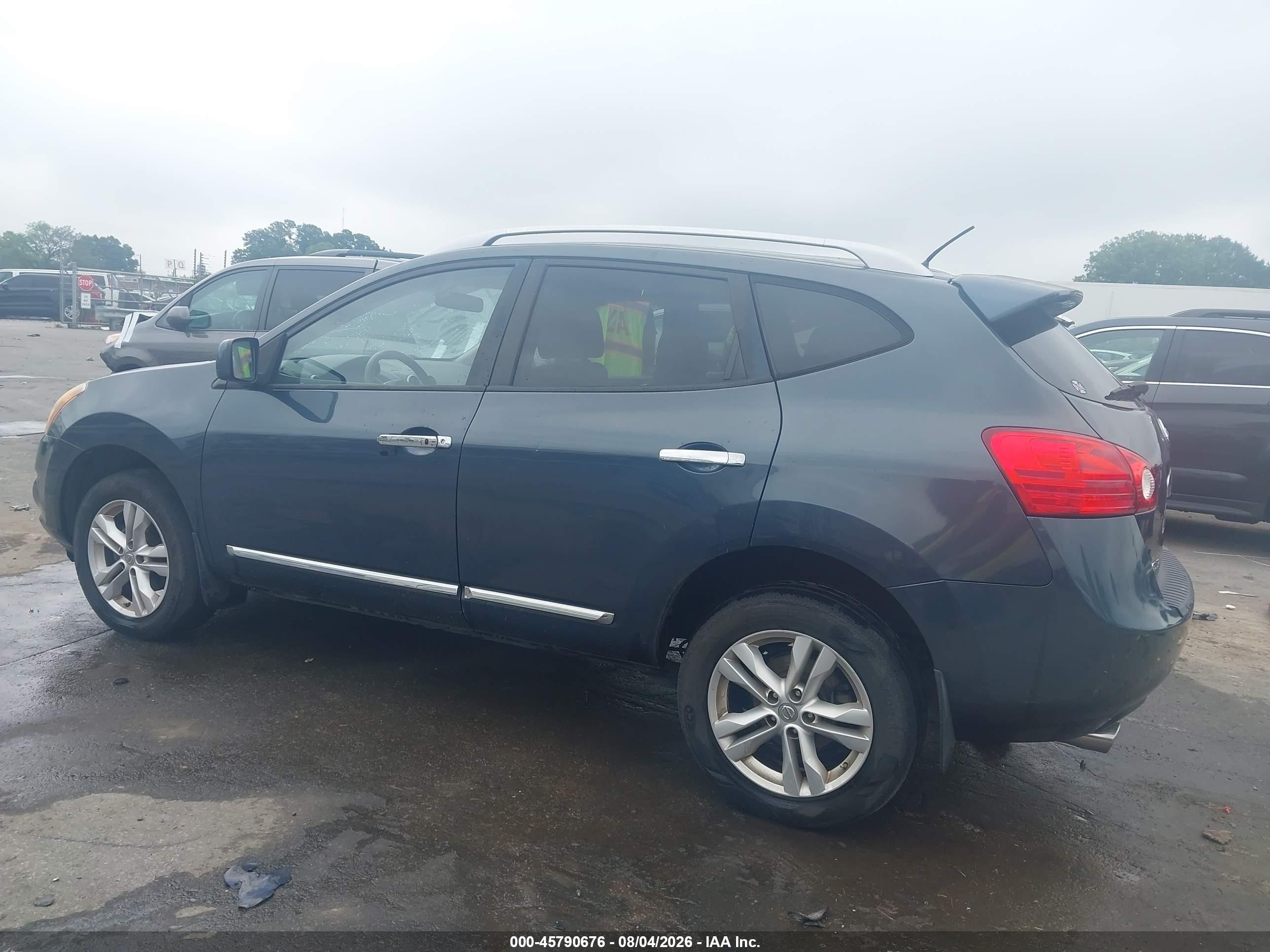 2013 Nissan Rogue Sv Blue vin: JN8AS5MT5DW015519