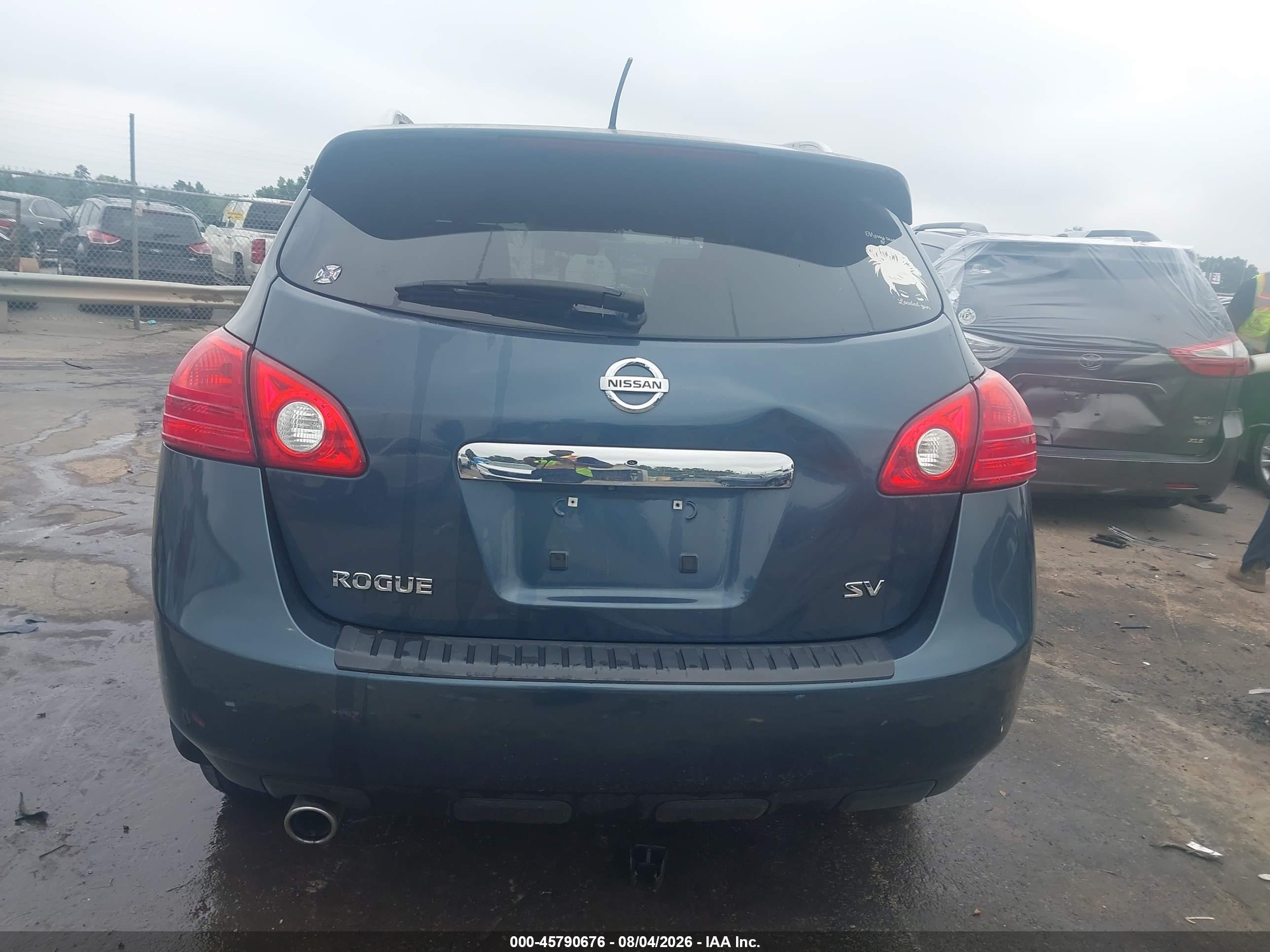 2013 Nissan Rogue Sv Blue vin: JN8AS5MT5DW015519