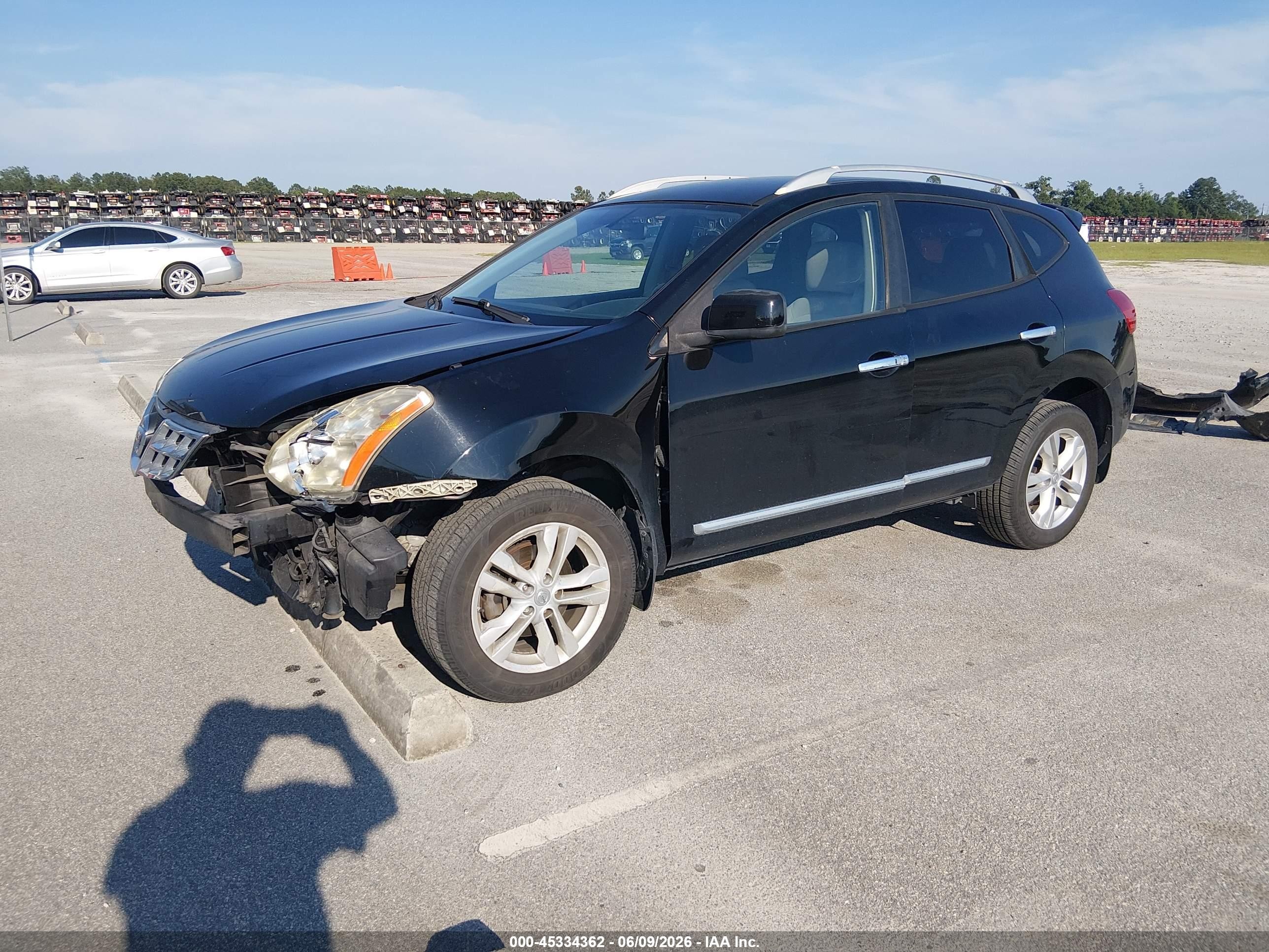 2013 Nissan Rogue Sv Black vin: JN8AS5MT5DW505717