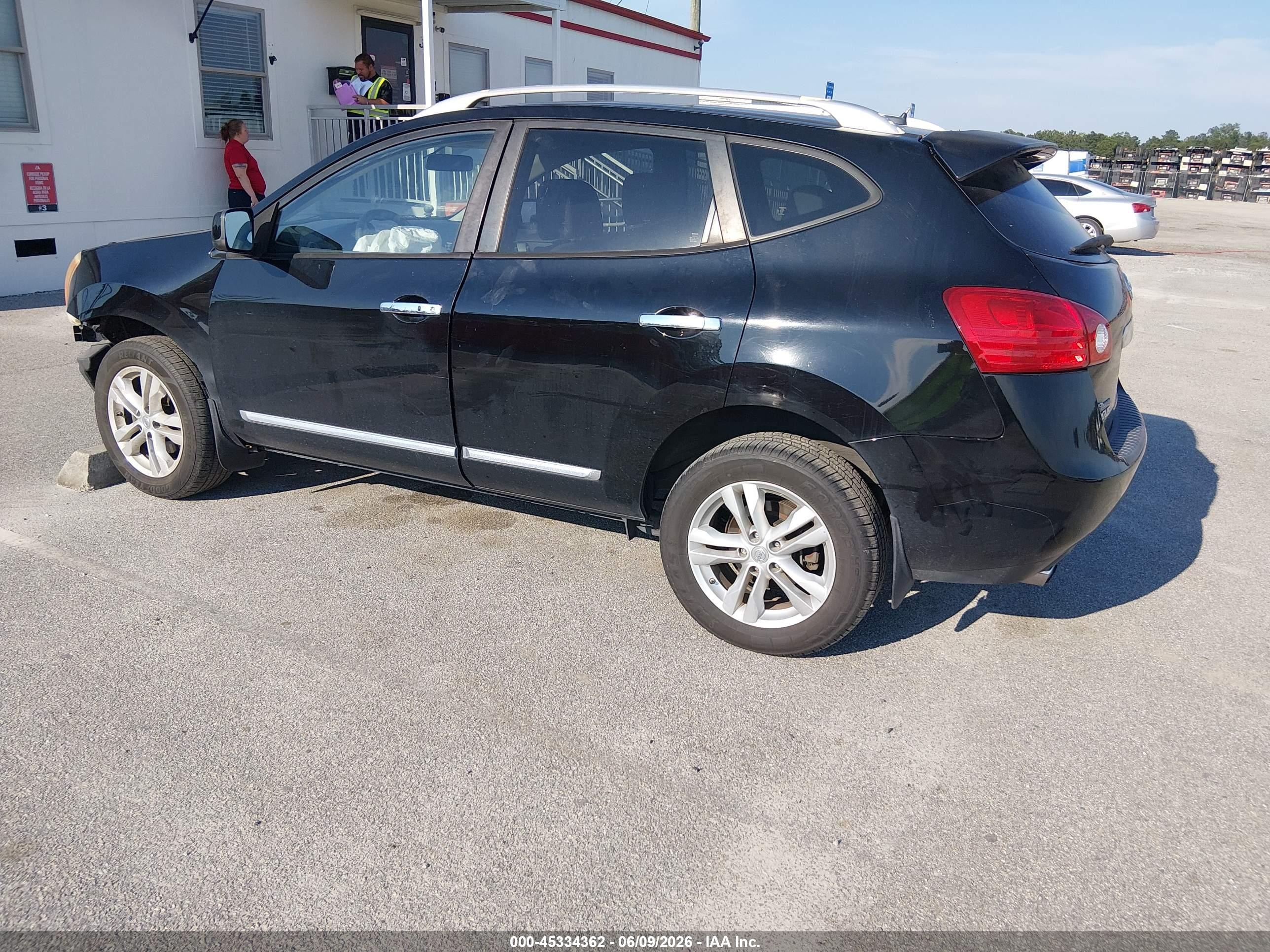 2013 Nissan Rogue Sv Black vin: JN8AS5MT5DW505717