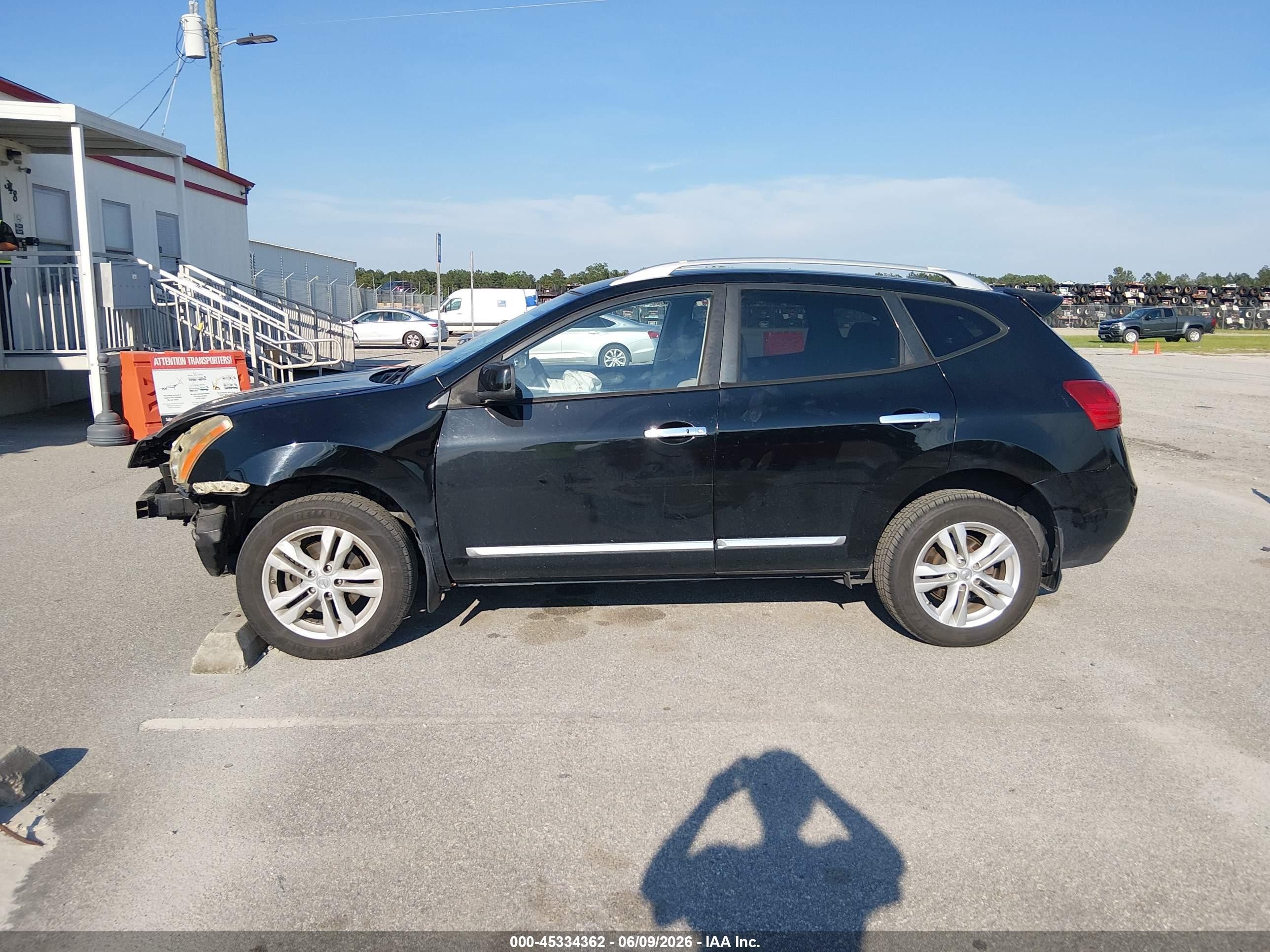 2013 Nissan Rogue Sv Black vin: JN8AS5MT5DW505717