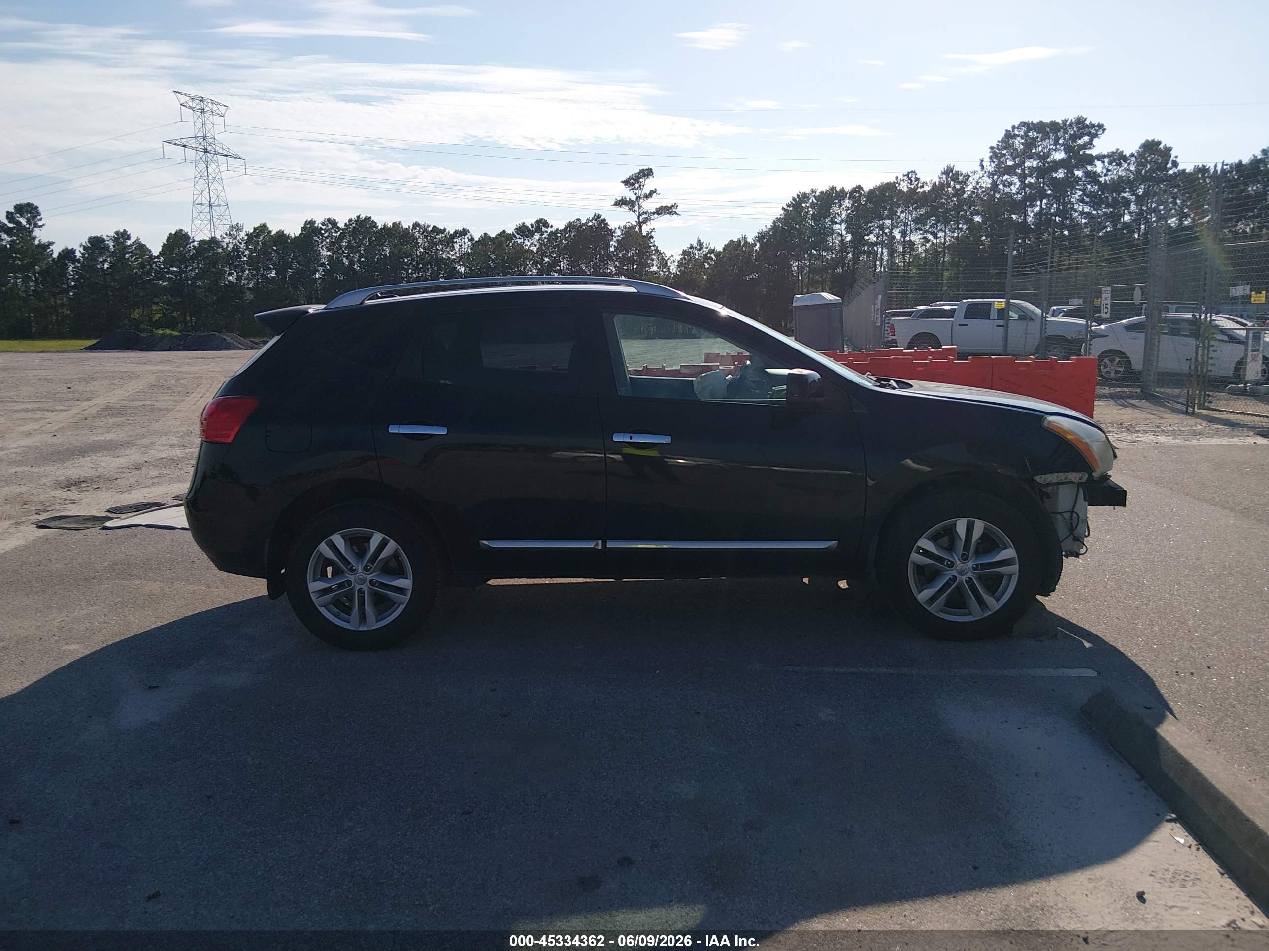 2013 Nissan Rogue Sv Black vin: JN8AS5MT5DW505717