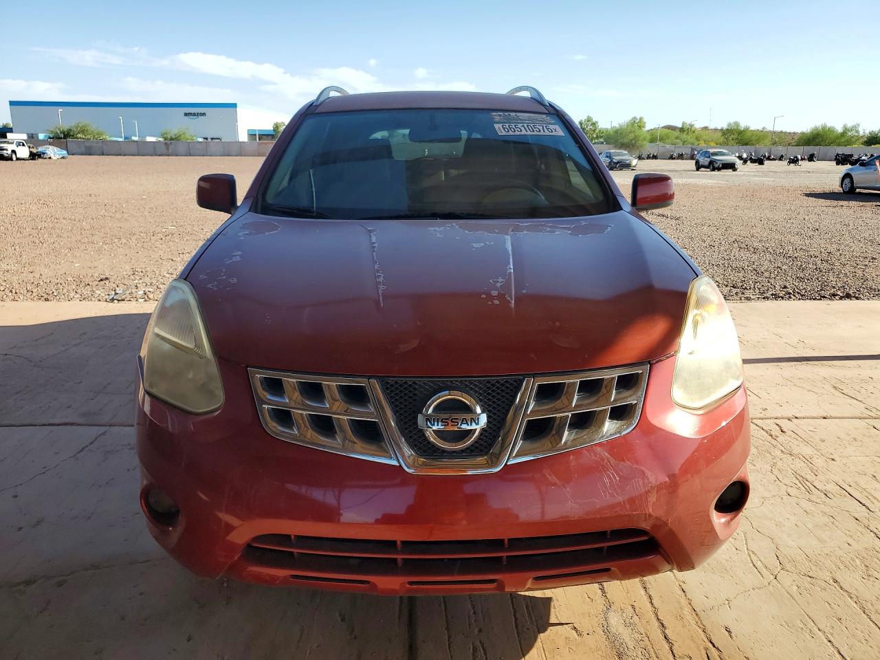 2013 Nissan Rogue S Red vin: JN8AS5MT5DW506625