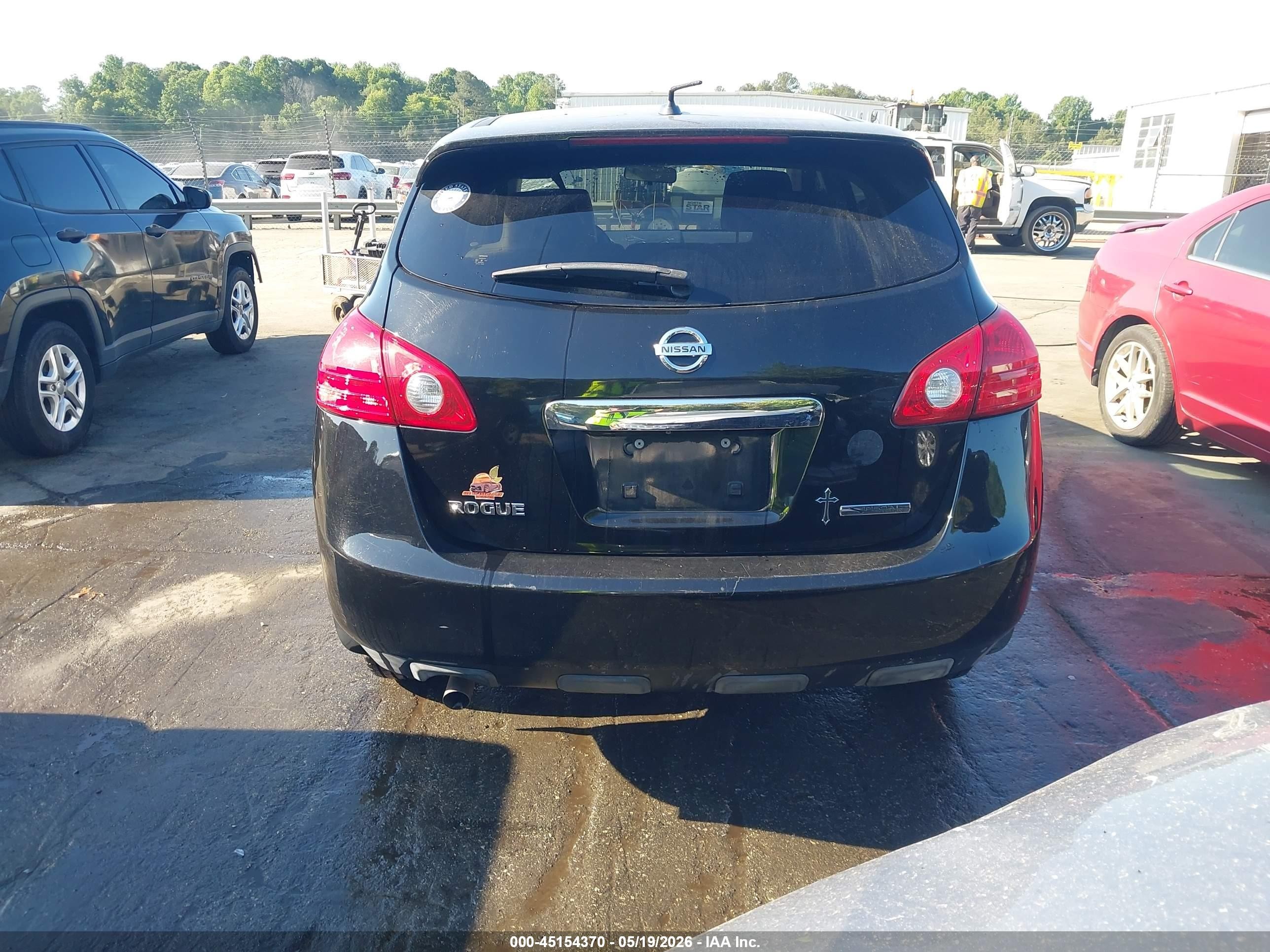 2013 Nissan Rogue S Black vin: JN8AS5MT5DW506723