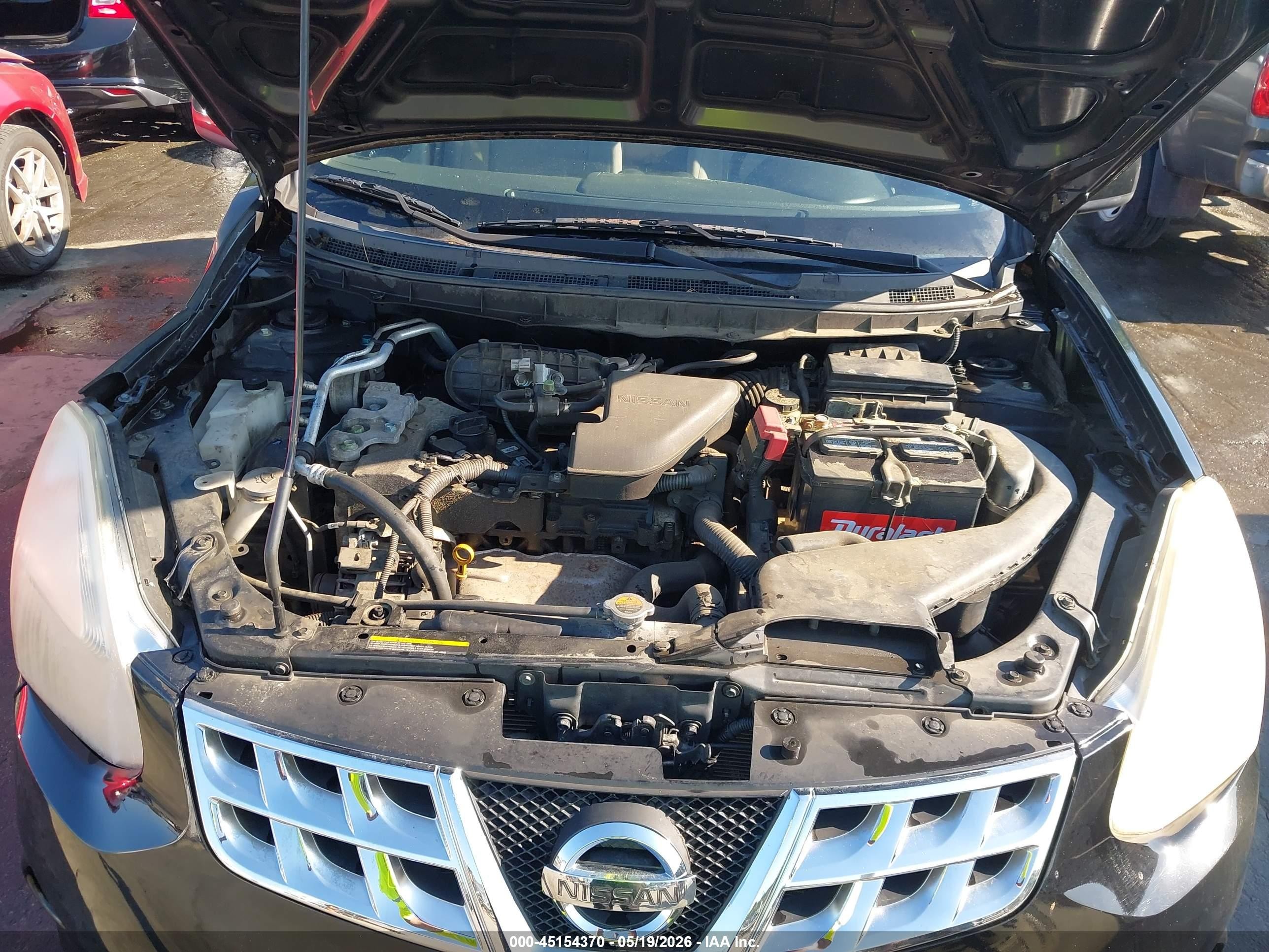 2013 Nissan Rogue S Black vin: JN8AS5MT5DW506723