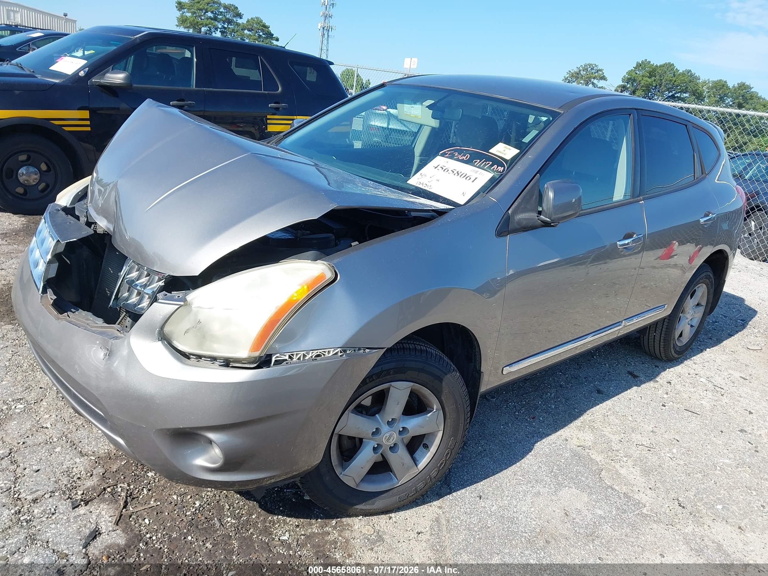 2013 Nissan Rogue S Tan vin: JN8AS5MT5DW509377