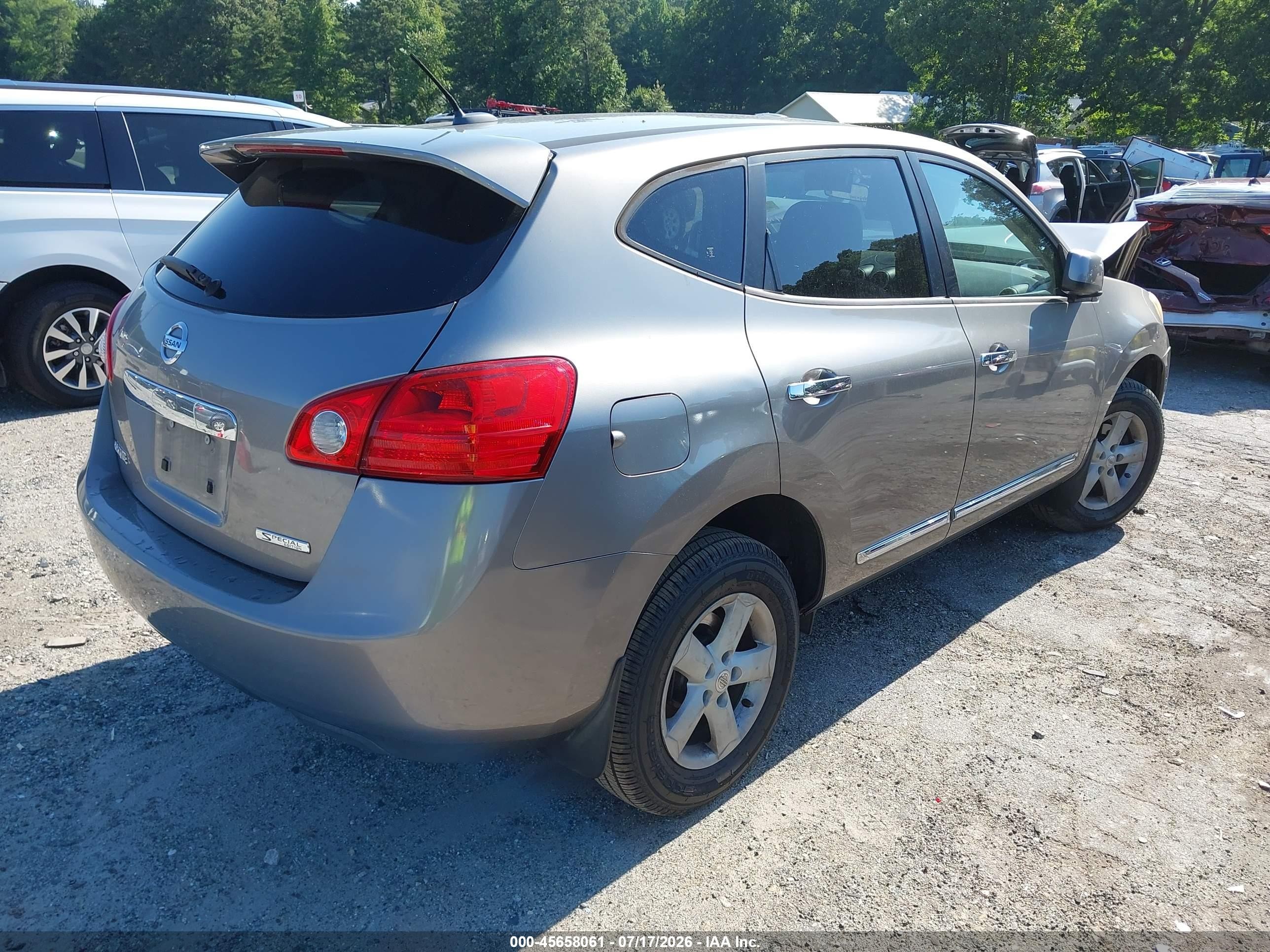 2013 Nissan Rogue S Tan vin: JN8AS5MT5DW509377