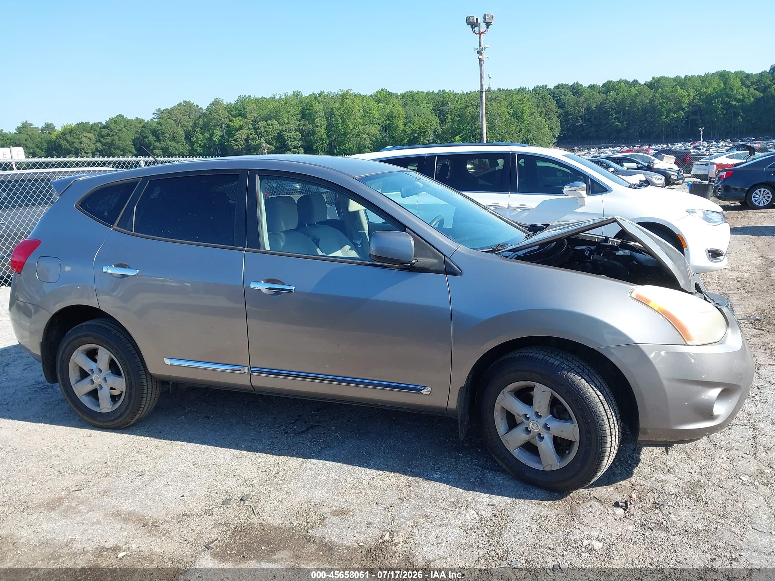 2013 Nissan Rogue S Tan vin: JN8AS5MT5DW509377