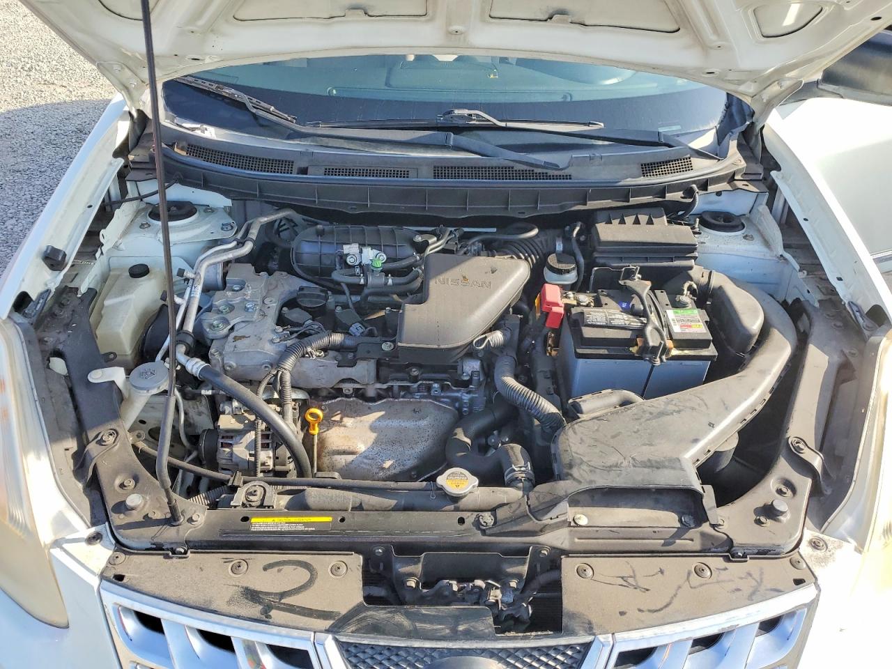 2013 Nissan Rogue S White vin: JN8AS5MT5DW512523