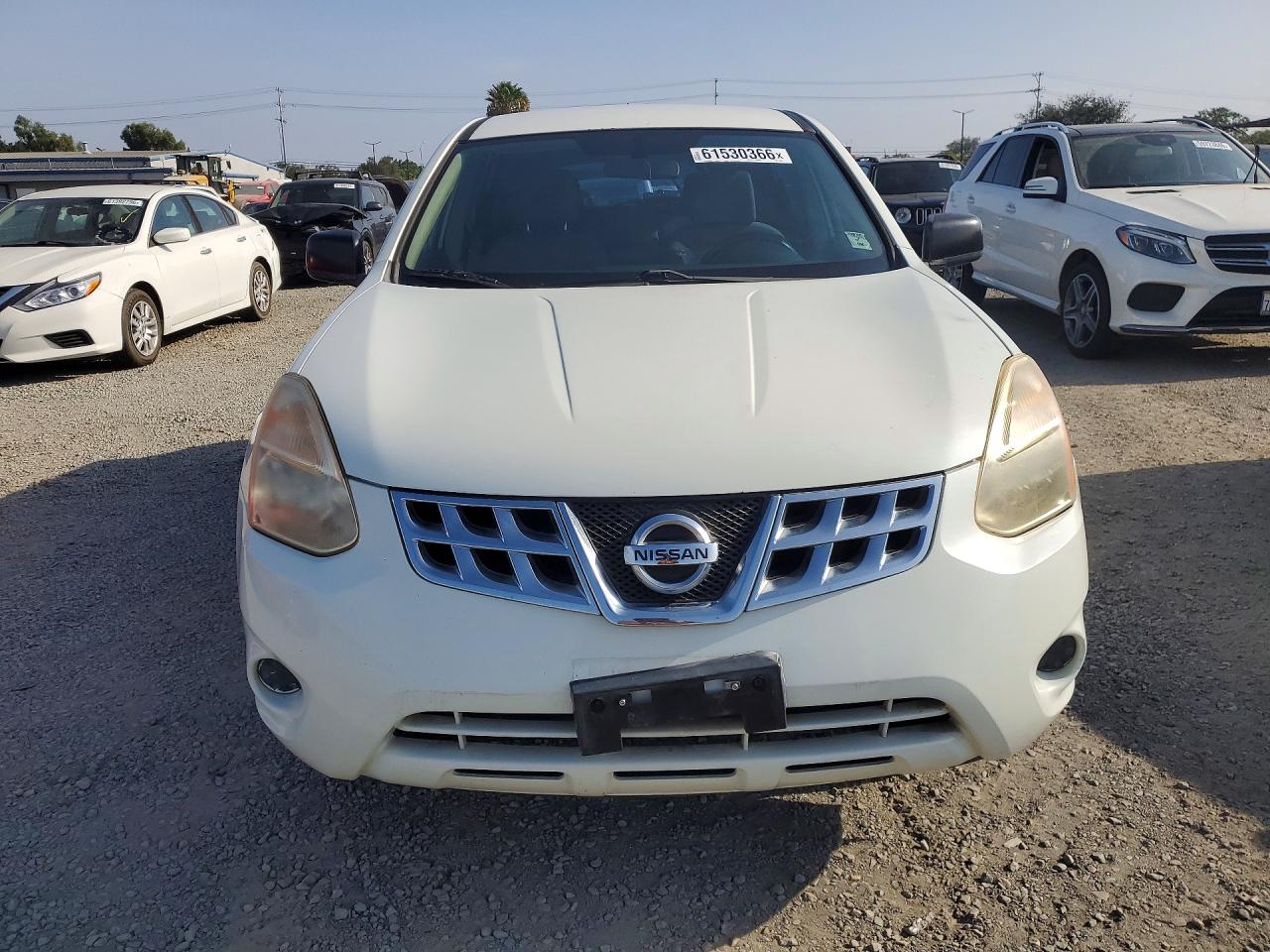 2013 Nissan Rogue S White vin: JN8AS5MT5DW512523