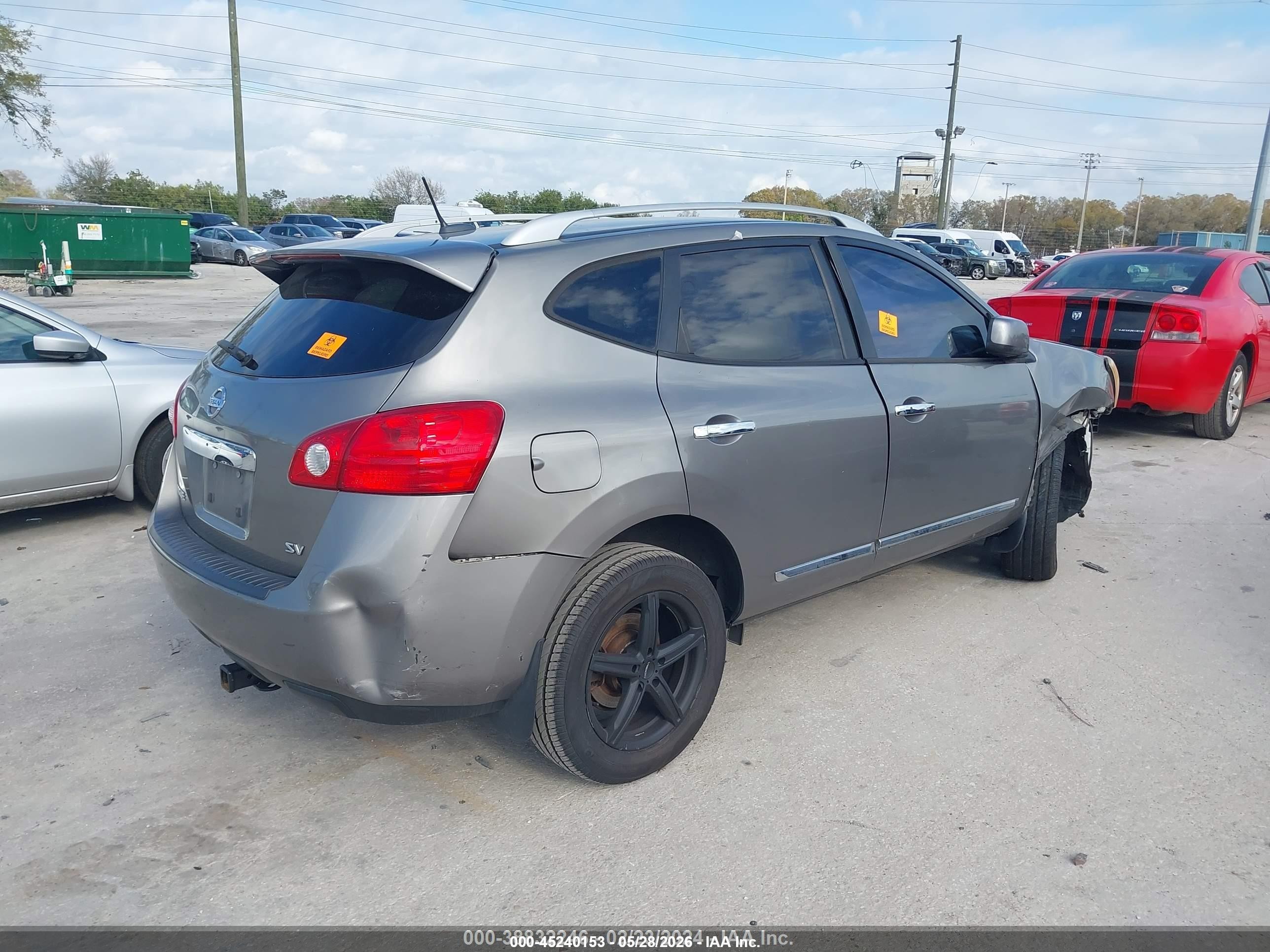 2013 Nissan Rogue Sv Silver vin: JN8AS5MT5DW512702