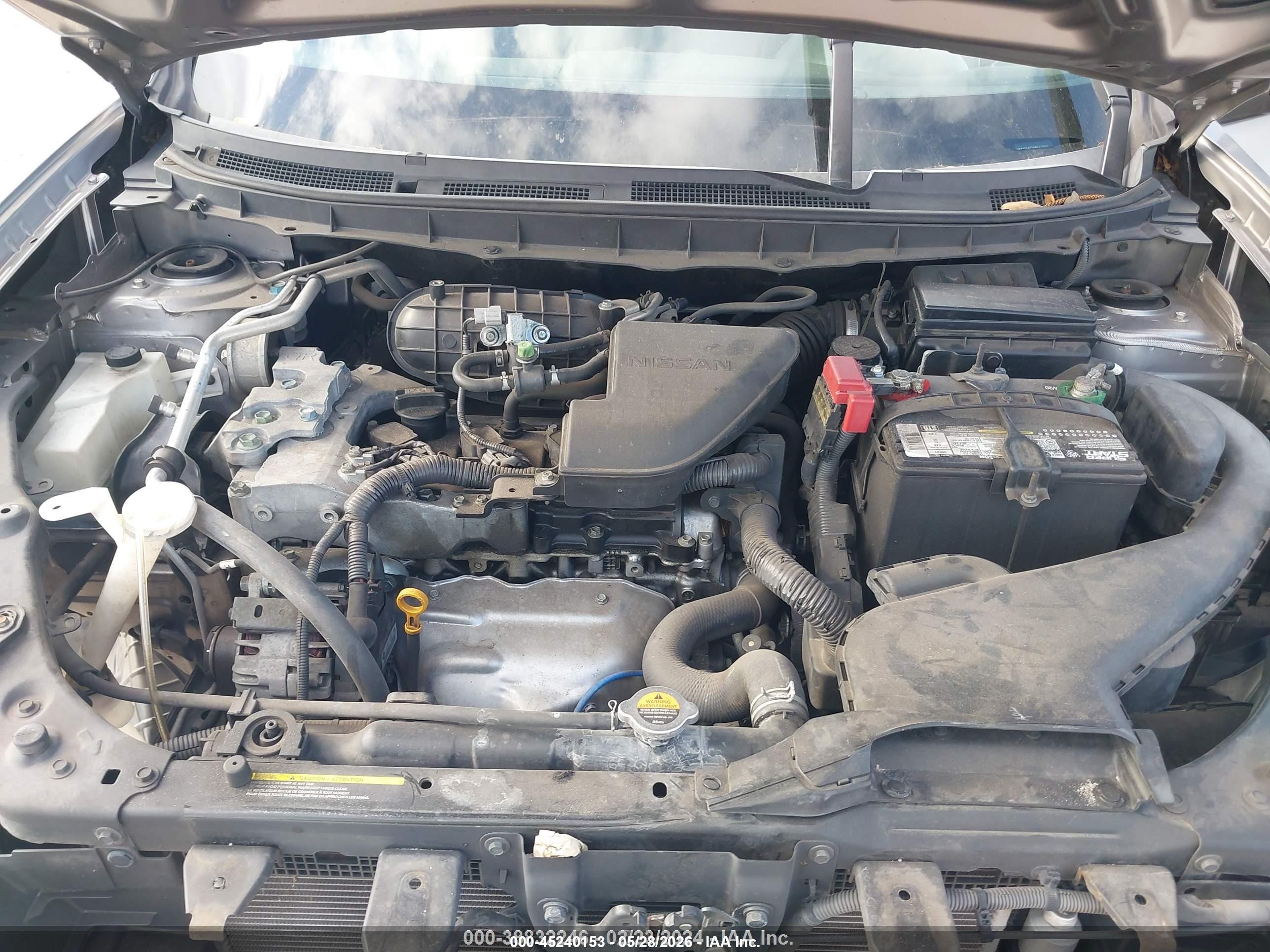 2013 Nissan Rogue Sv Silver vin: JN8AS5MT5DW512702