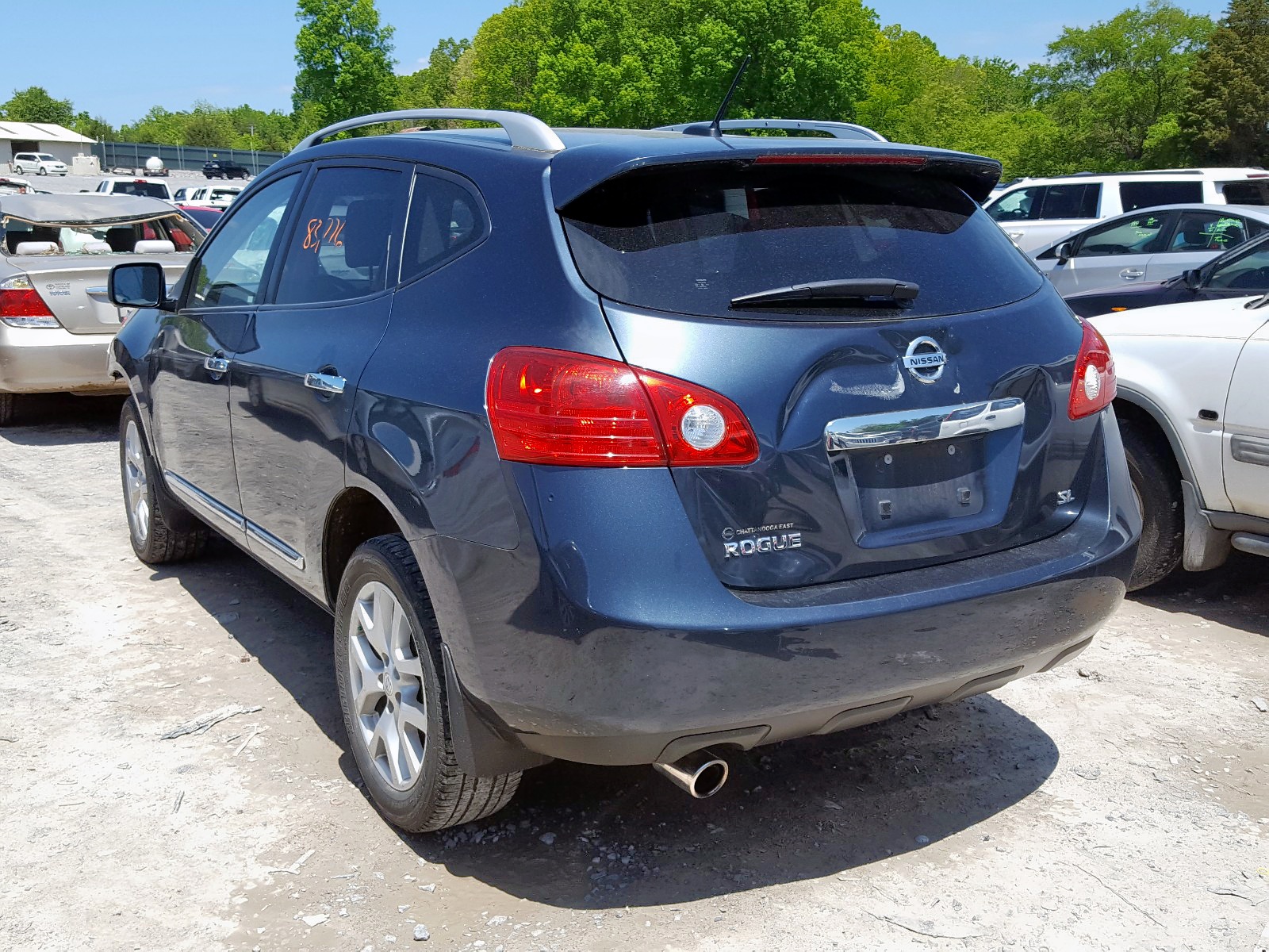 2013 Nissan Rogue S Blue vin: JN8AS5MT5DW523327