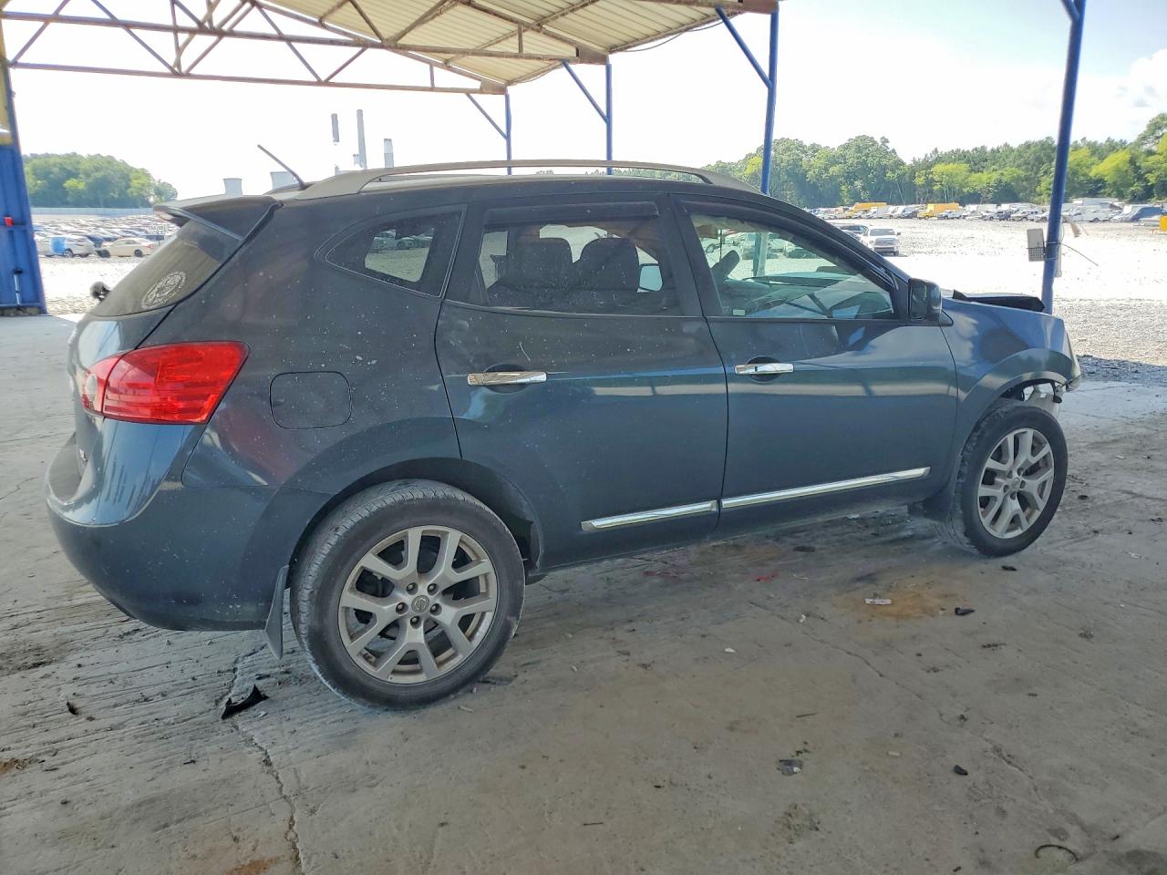 2013 Nissan Rogue S Green vin: JN8AS5MT5DW523327