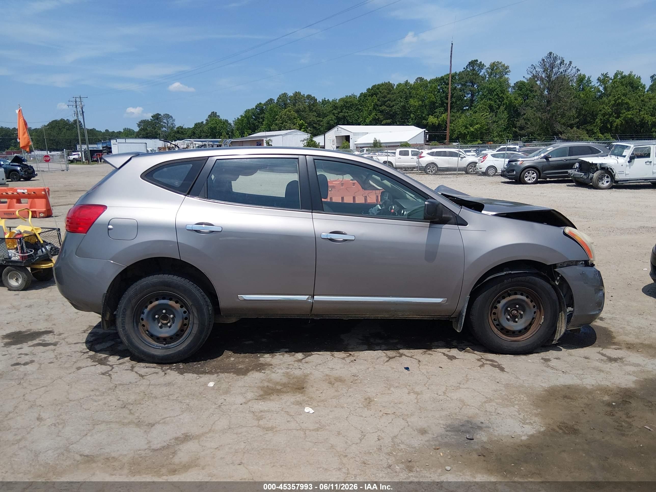 2013 Nissan Rogue S Gray vin: JN8AS5MT5DW525336