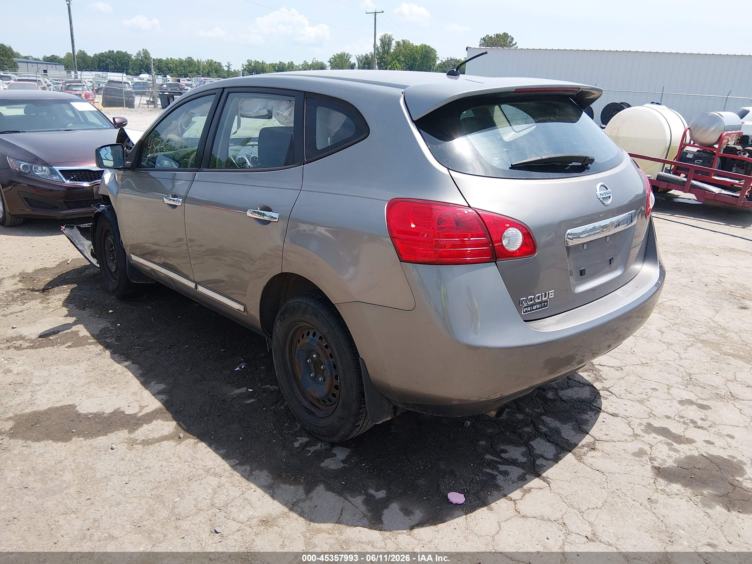 2013 Nissan Rogue S Gray vin: JN8AS5MT5DW525336