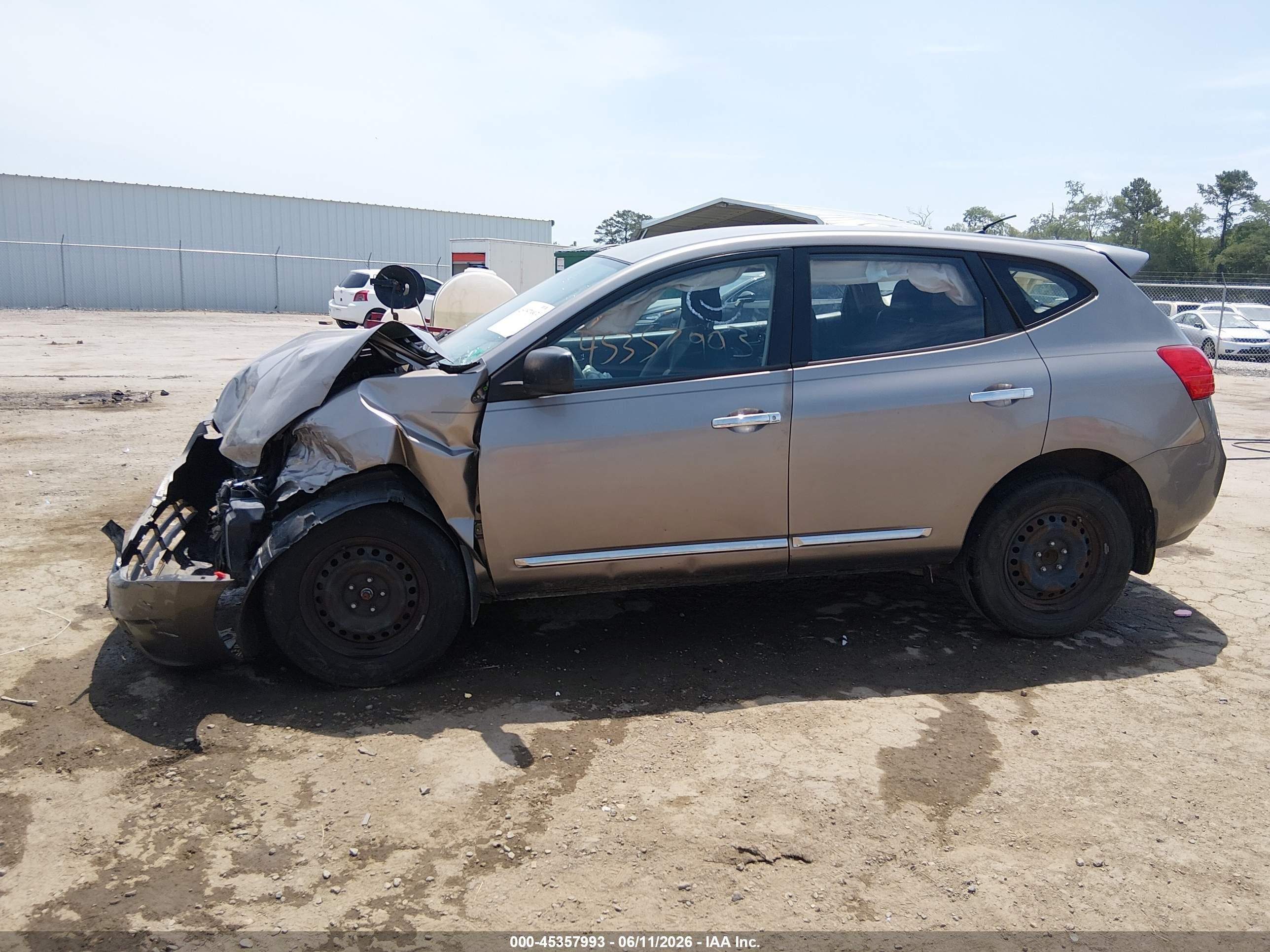 2013 Nissan Rogue S Gray vin: JN8AS5MT5DW525336