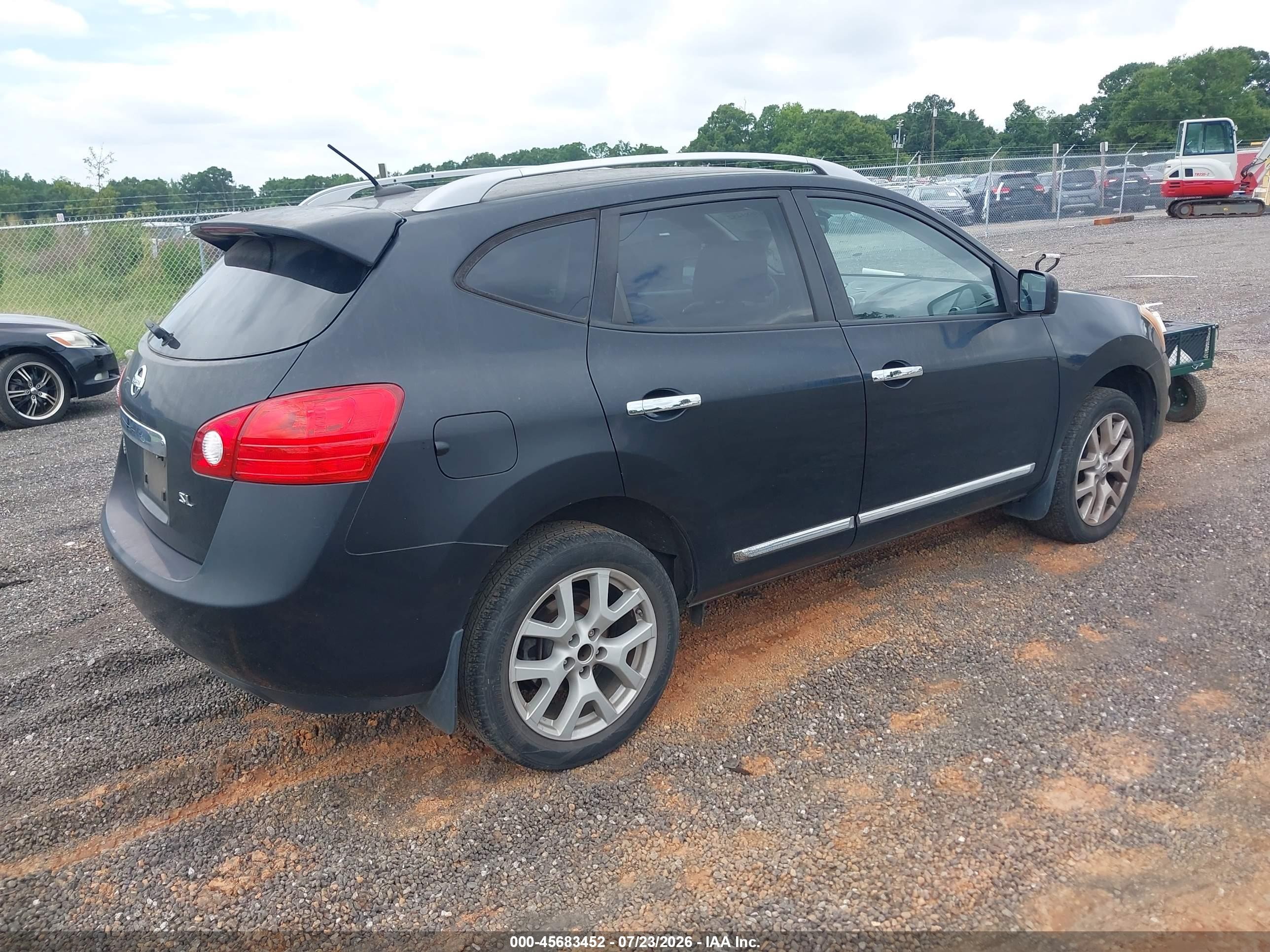 2013 Nissan Rogue Sv W/sl Pkg Black vin: JN8AS5MT5DW532805