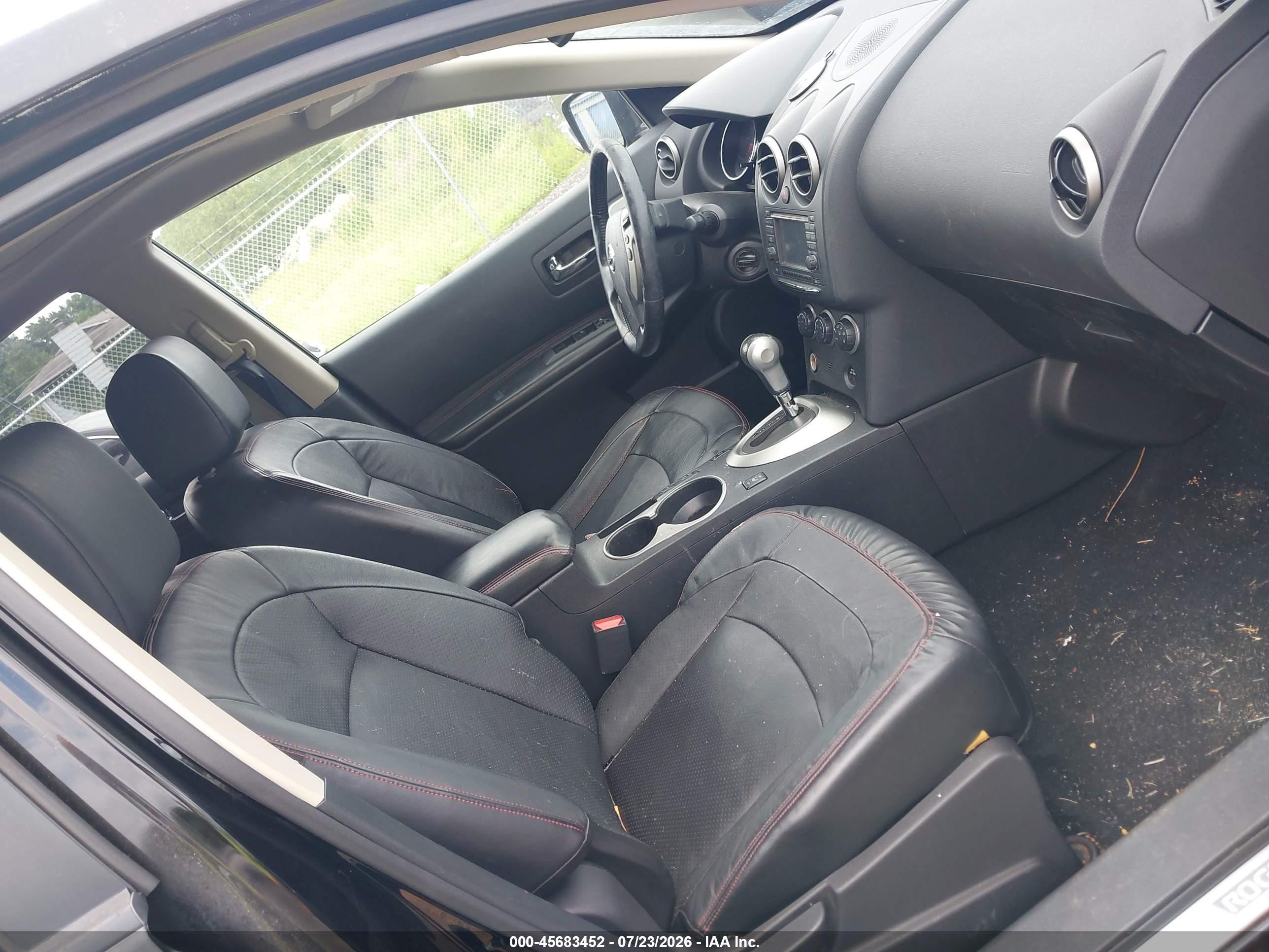 2013 Nissan Rogue Sv W/sl Pkg Black vin: JN8AS5MT5DW532805