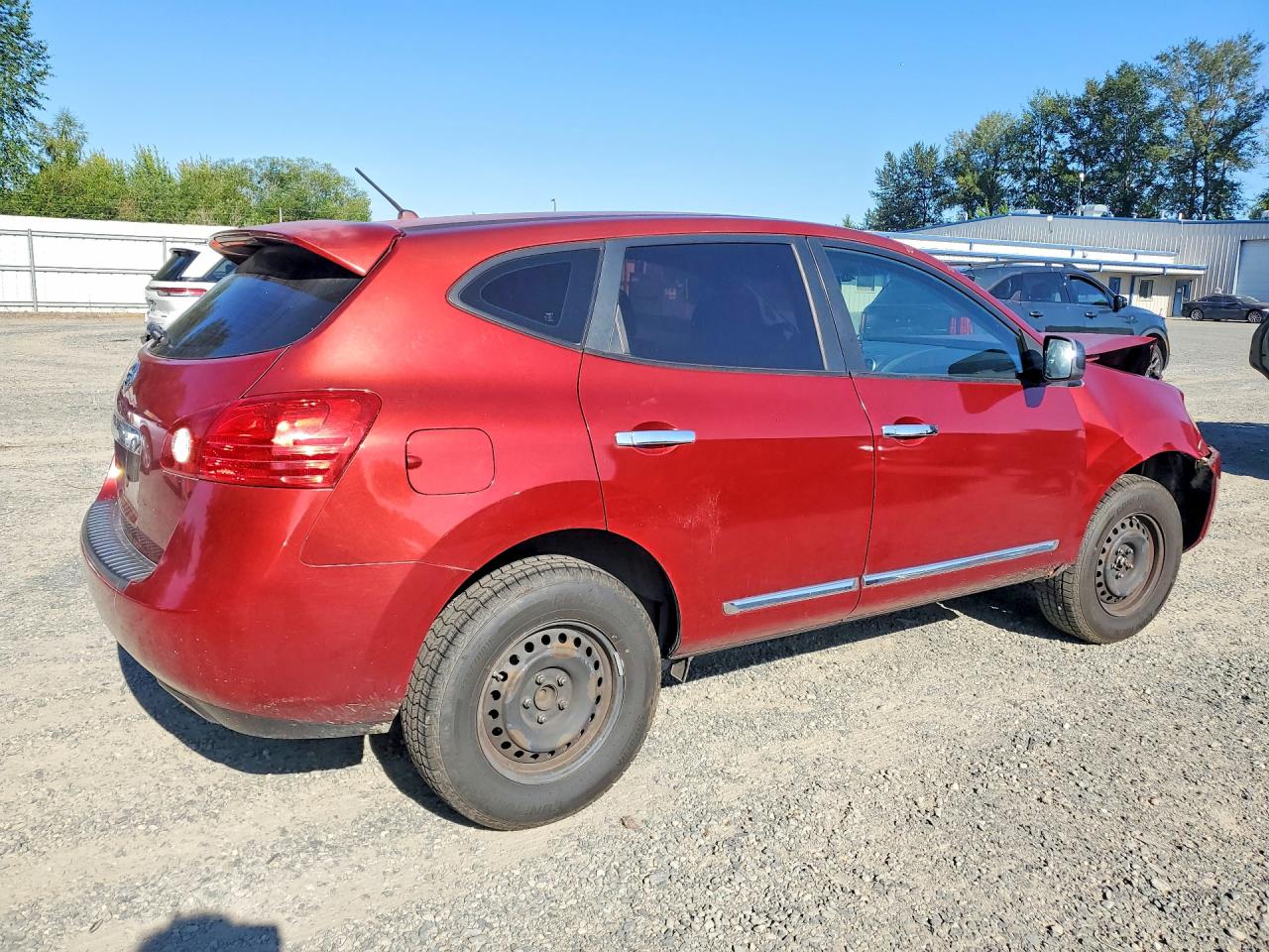 2013 Nissan Rogue S Red vin: JN8AS5MT5DW536398