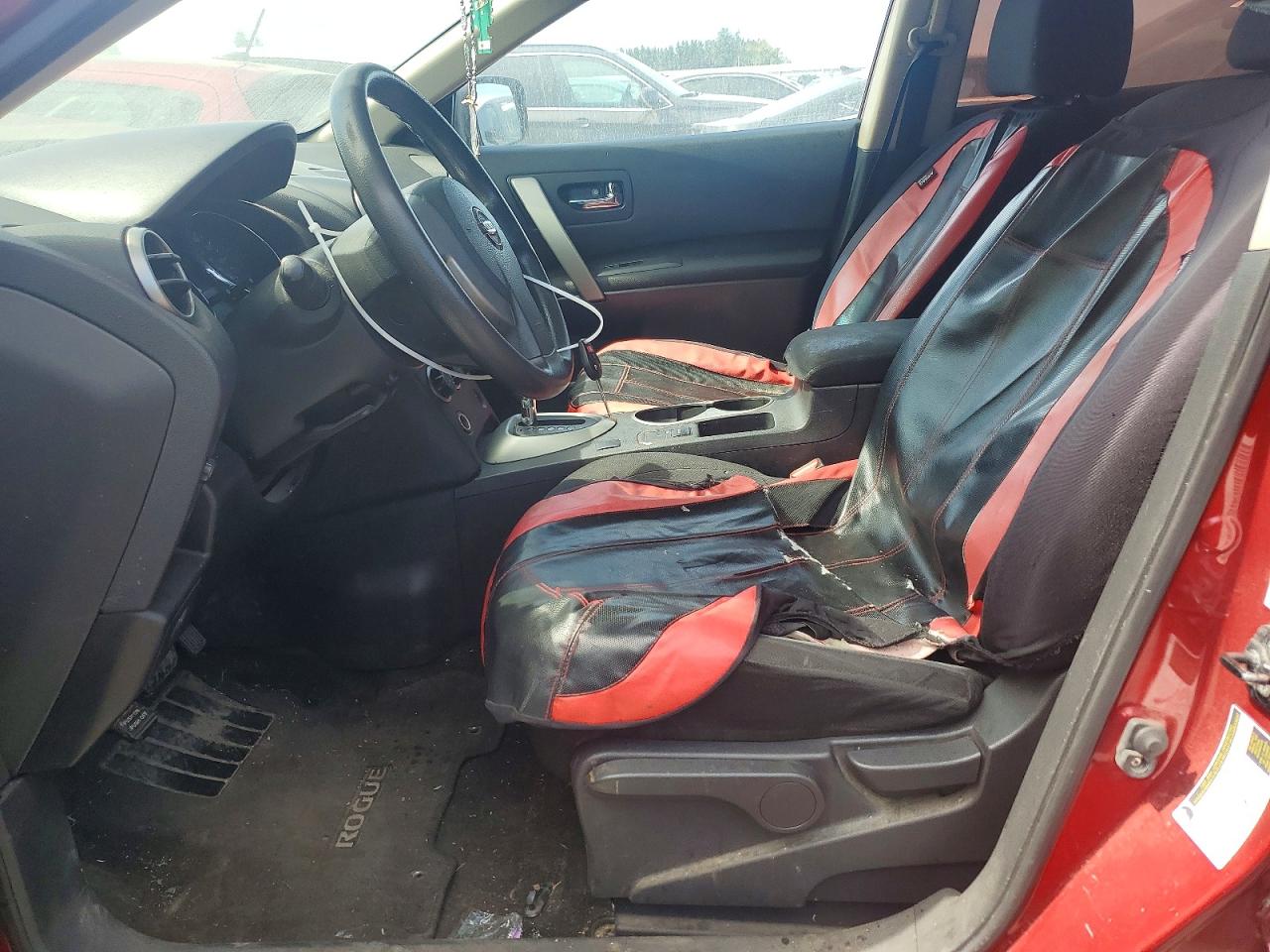 2013 Nissan Rogue S Red vin: JN8AS5MT5DW536398