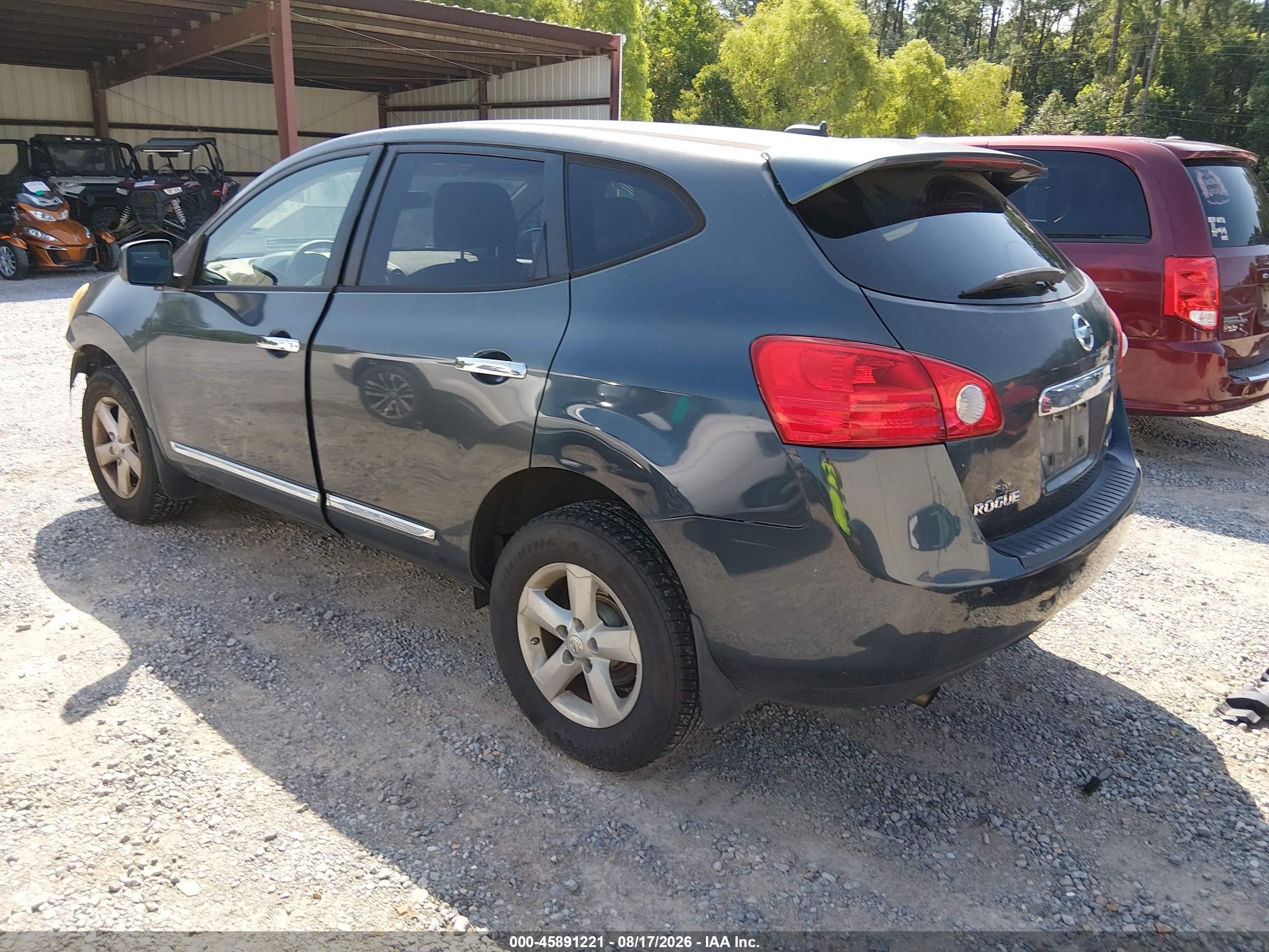 2013 Nissan Rogue S Blue vin: JN8AS5MT5DW538085
