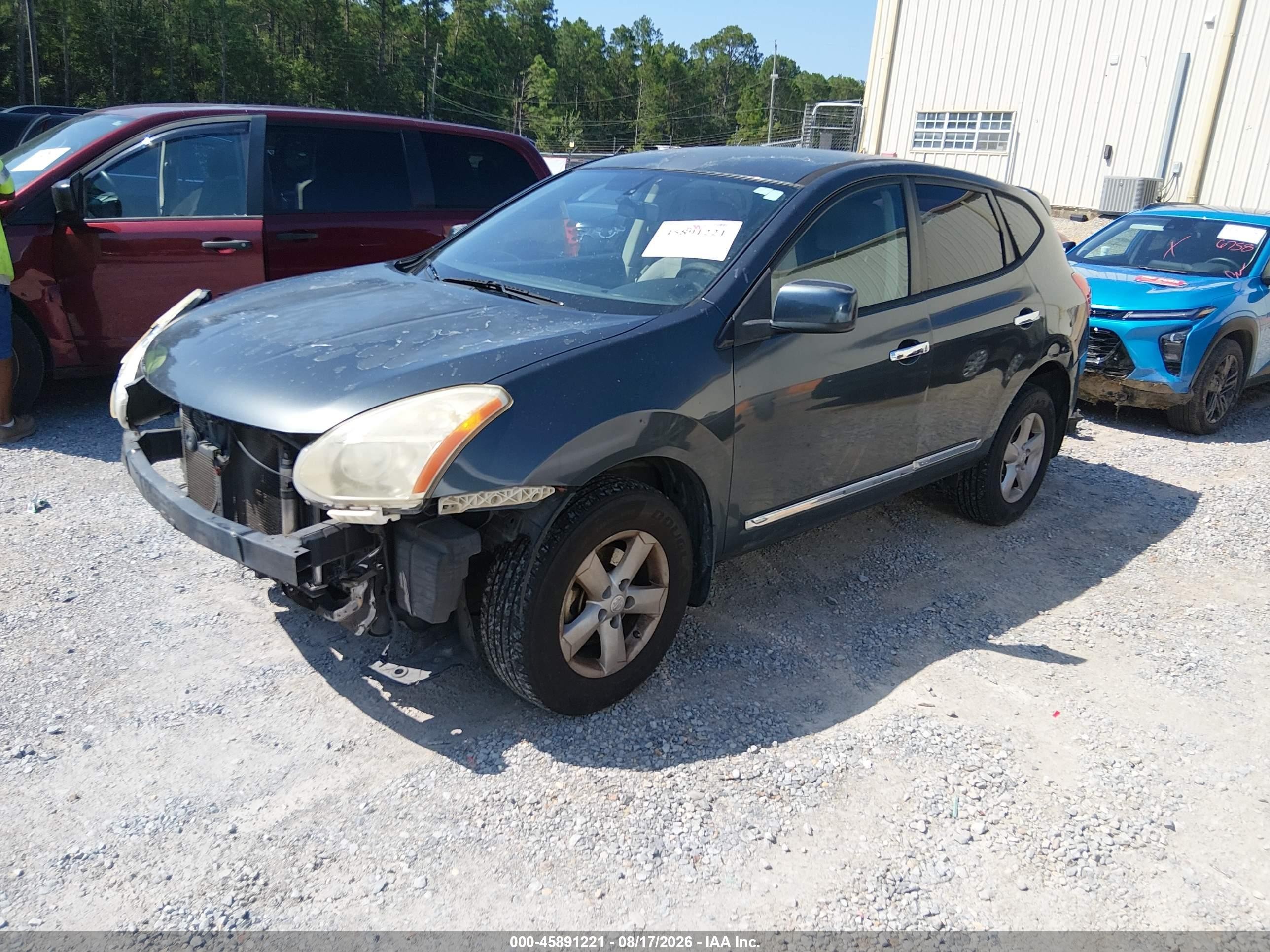 2013 Nissan Rogue S Blue vin: JN8AS5MT5DW538085