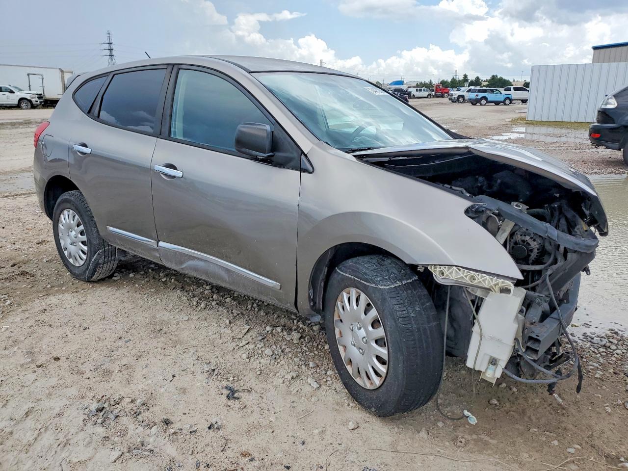 2013 Nissan Rogue S Gray vin: JN8AS5MT5DW544100