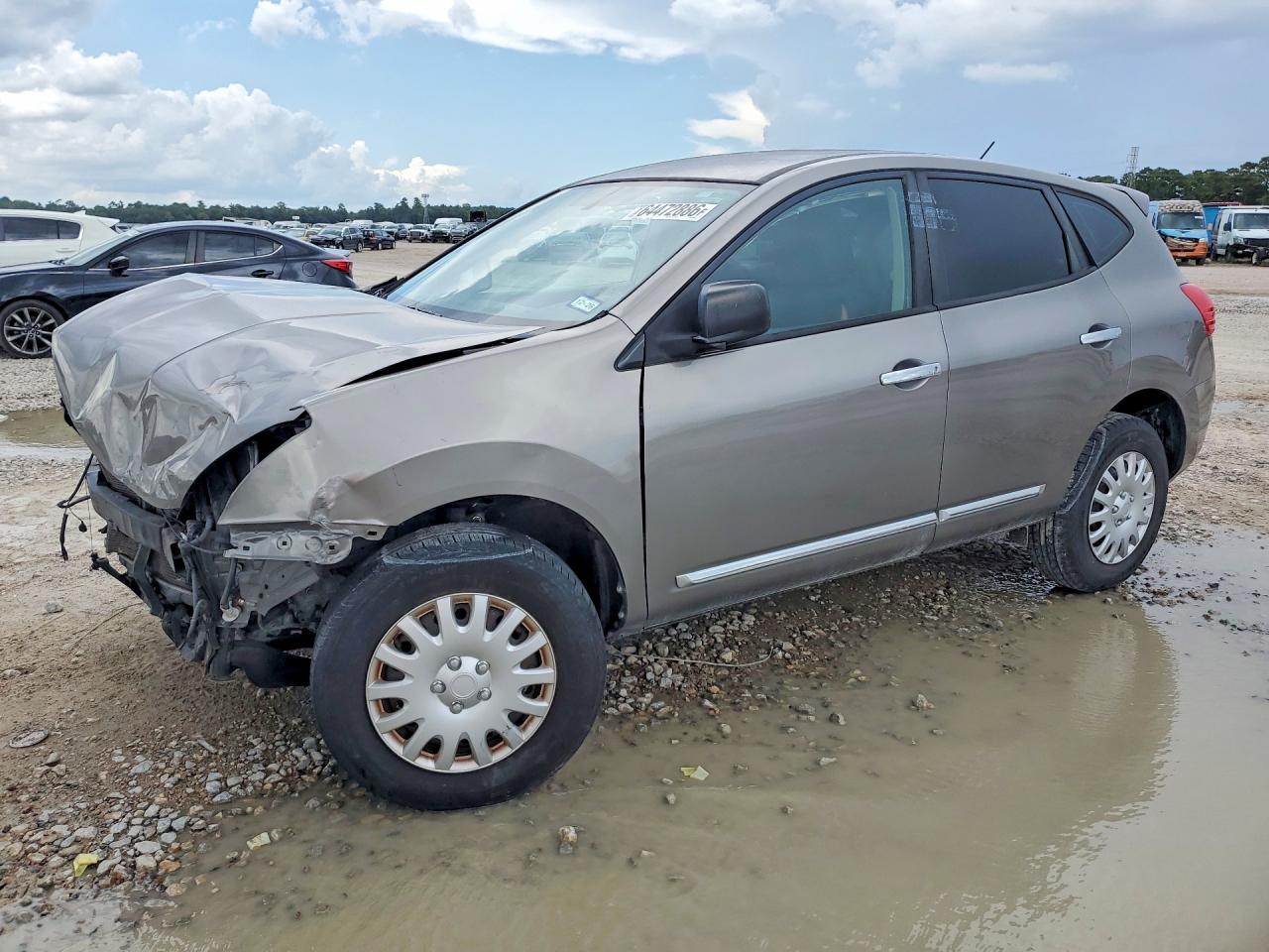 2013 Nissan Rogue S Серый vin: JN8AS5MT5DW544100