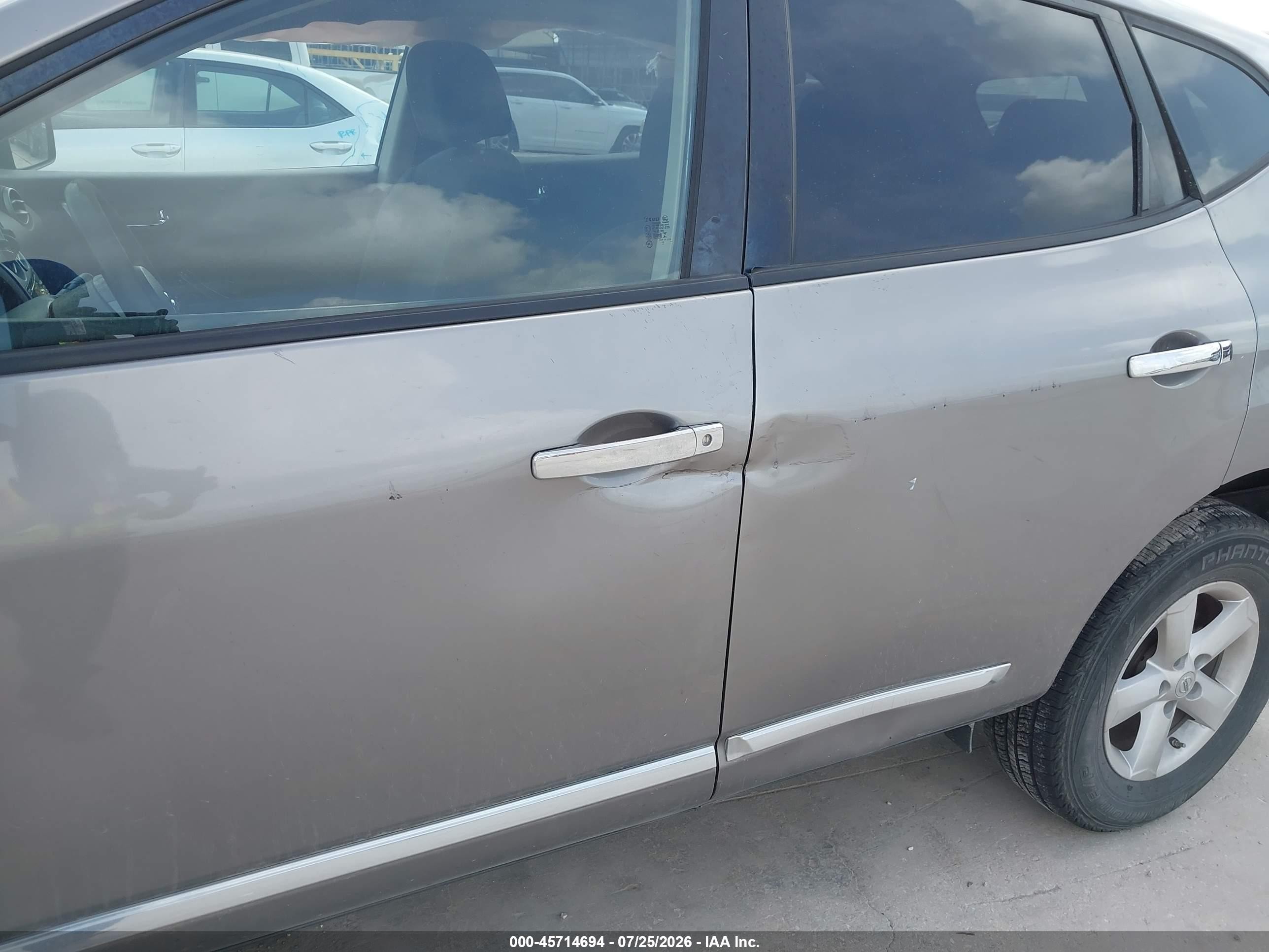 2013 Nissan Rogue S Серый vin: JN8AS5MT5DW549491