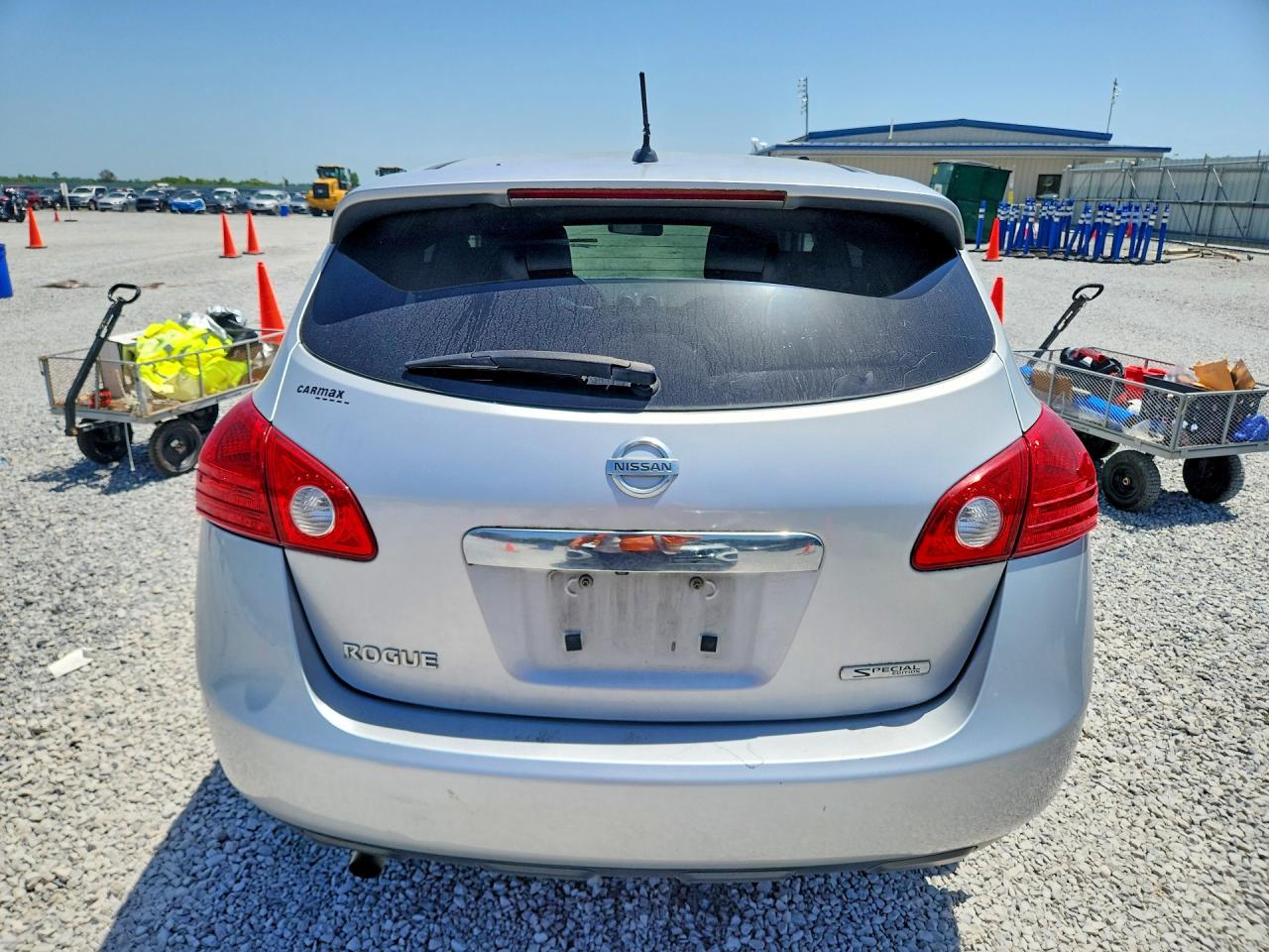 2013 Nissan Rogue S Silver vin: JN8AS5MT5DW549717
