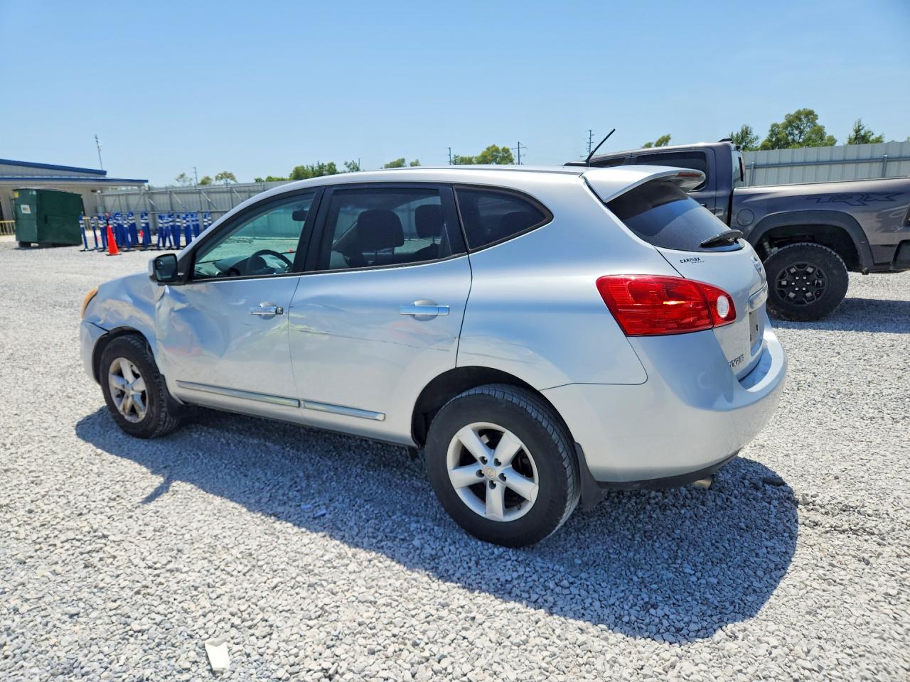 2013 Nissan Rogue S Silver vin: JN8AS5MT5DW549717