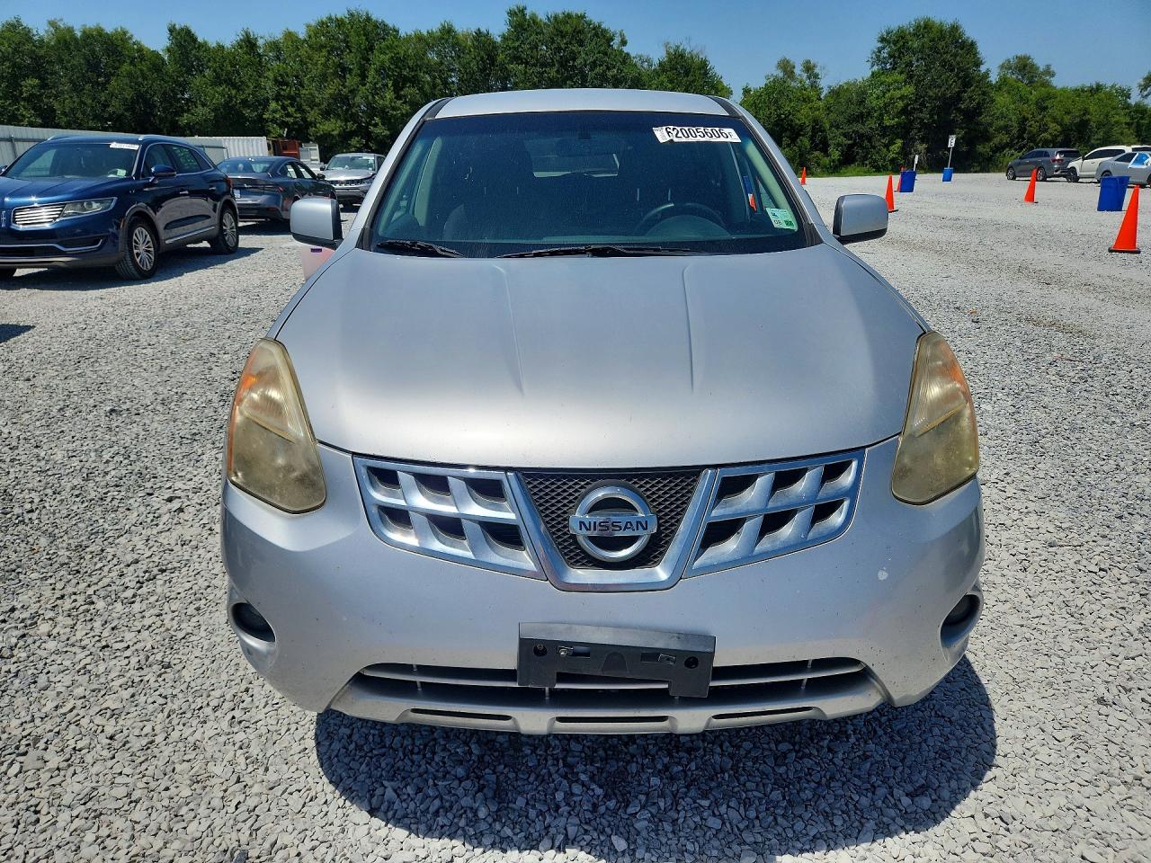 2013 Nissan Rogue S Silver vin: JN8AS5MT5DW549717